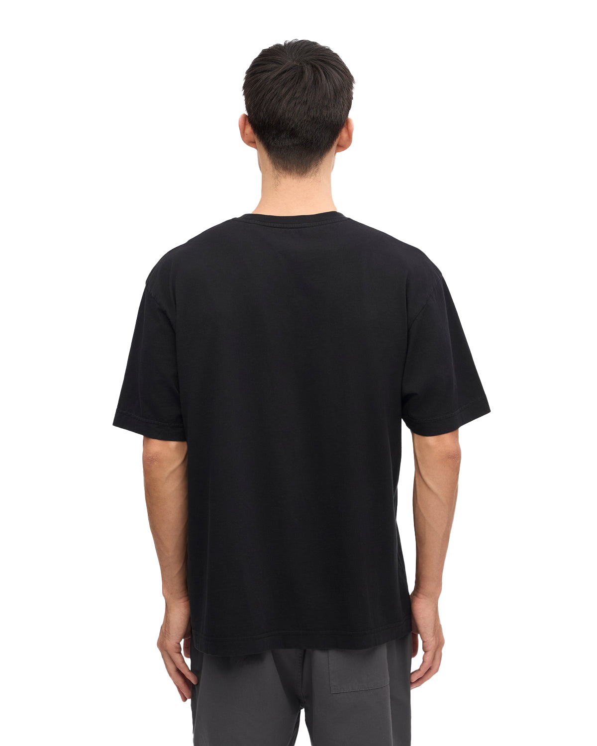T-Shirt Oversize In Cotone Organico Nero