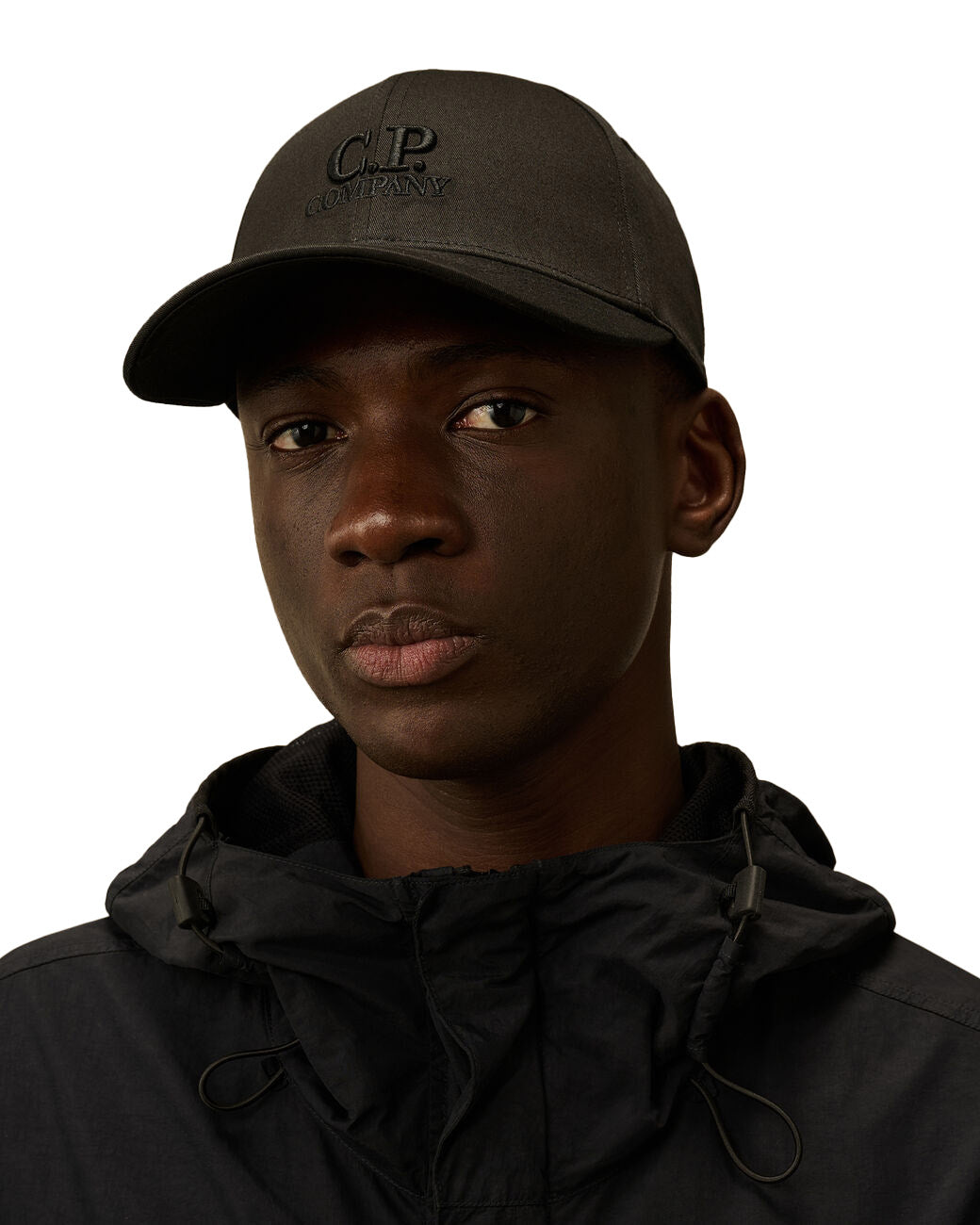 C.P. Company Gabardine Logo Cap Nero