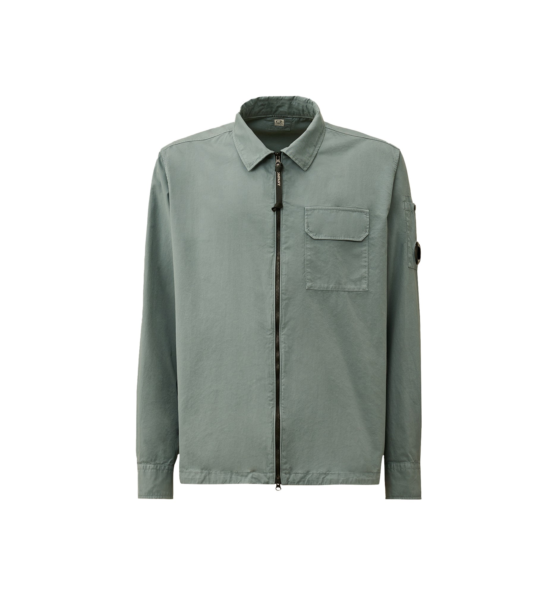 CP Company Organic Gabardine Full Zip Overshirt