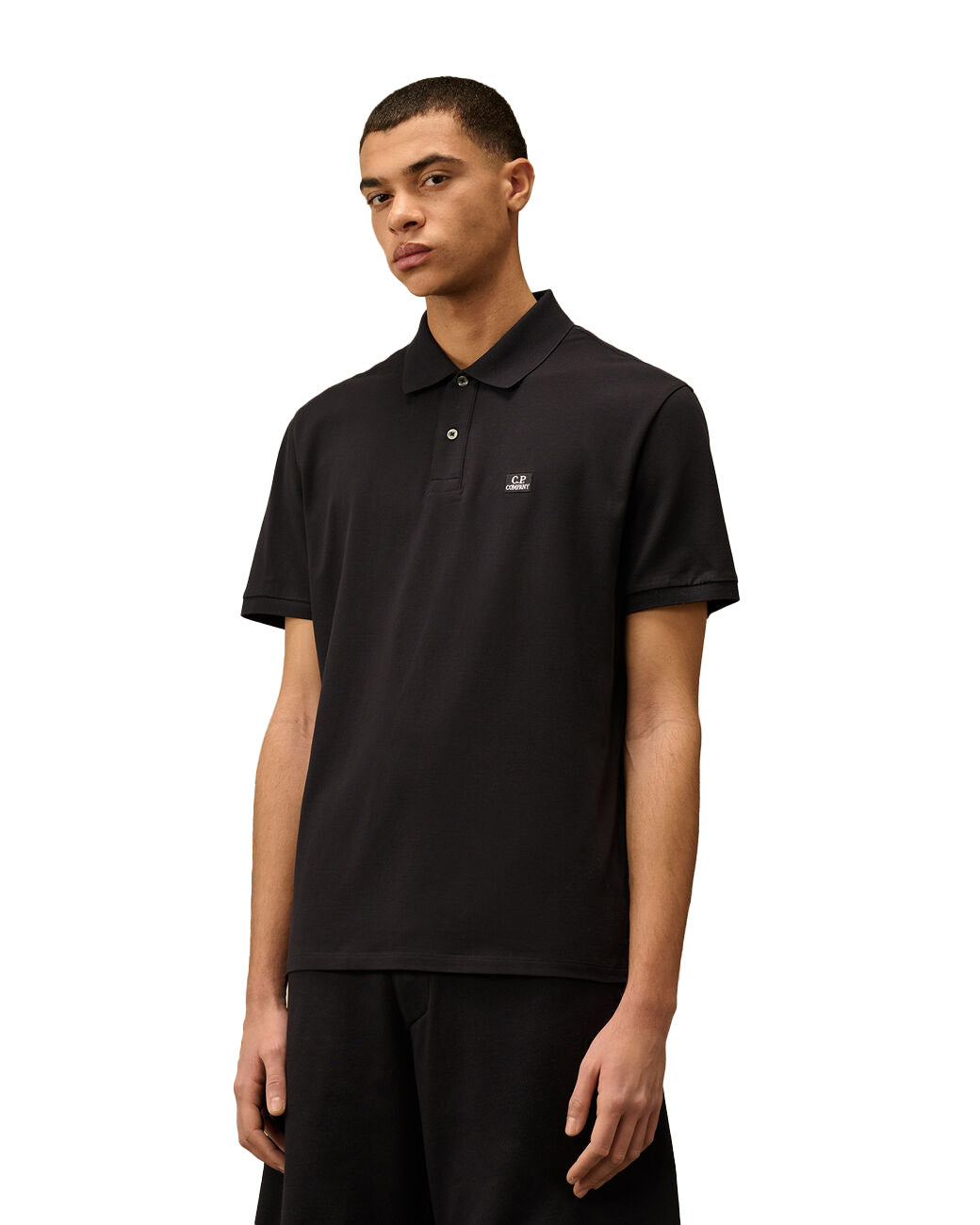C.P. Comapany Stretch Piquet Short Sleeve Polo