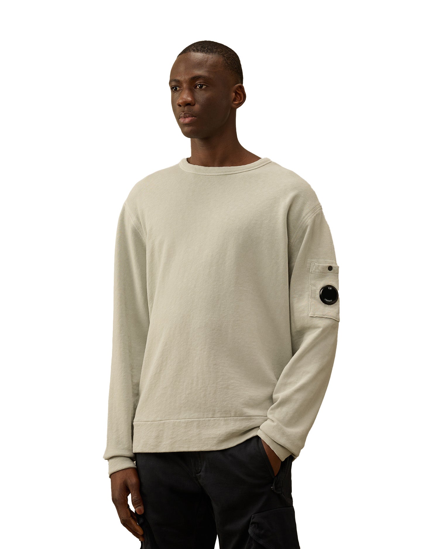 C.P. Company MalfilÈ Fleece Crewneck Sweatshirt