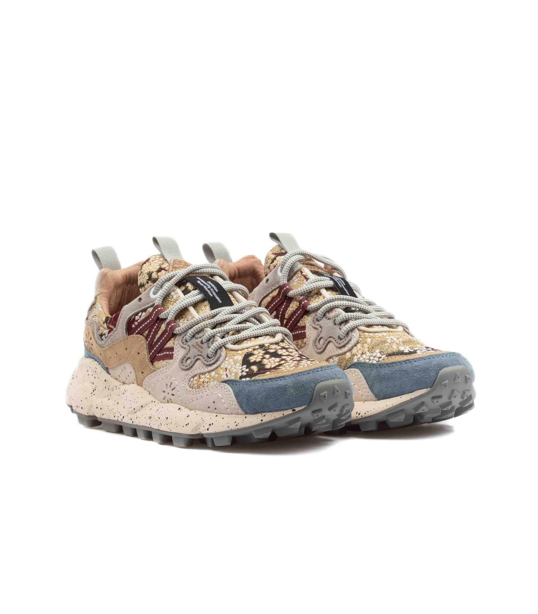 Flower Mountain Yamano3 Uni Nishijin-Ori Suede