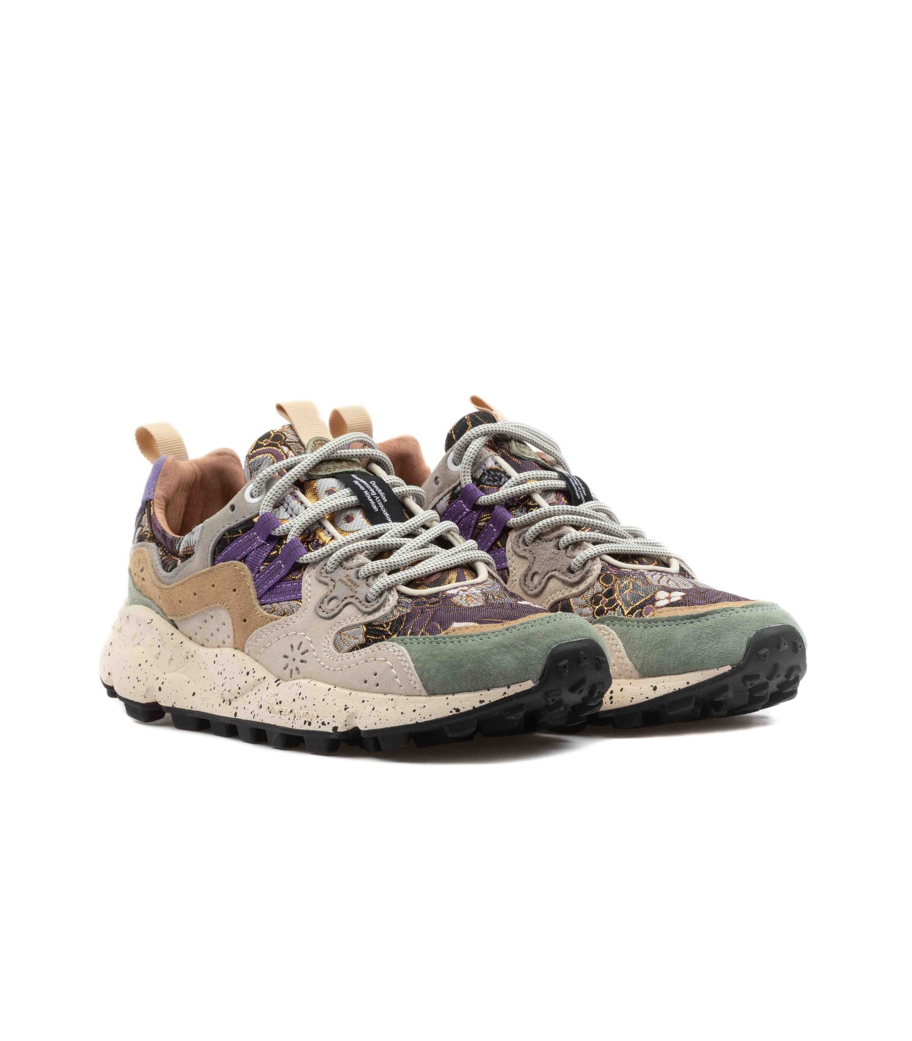 Flower Mountain Yamano3 Uni Nishijin-Ori Suede