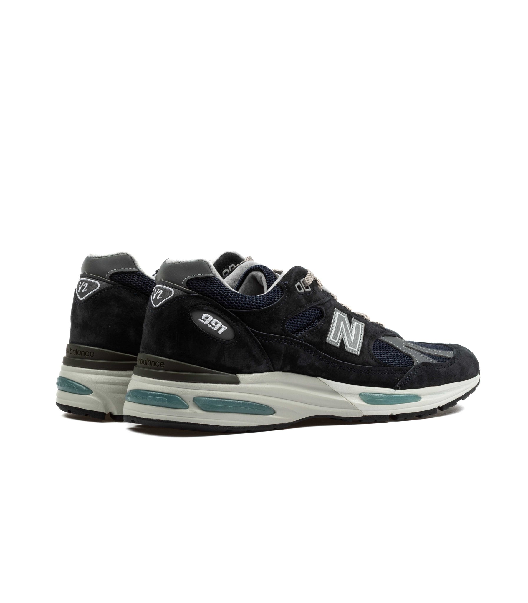 New Balance 991v2 Made In Uk Blu Pigsuede
