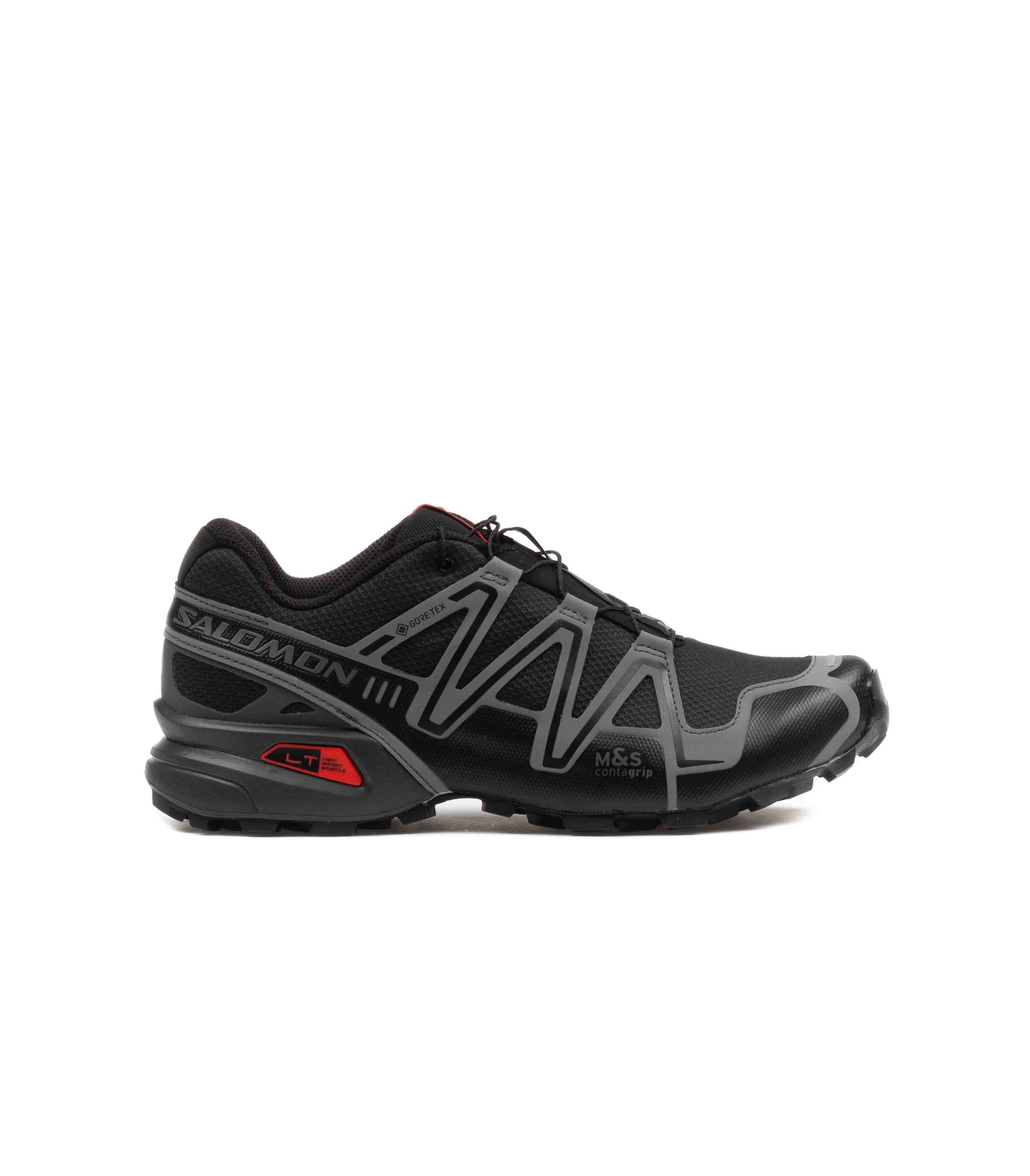 Salomon Speedcross 3 Gtx Black Asphalt Flame Scarlet