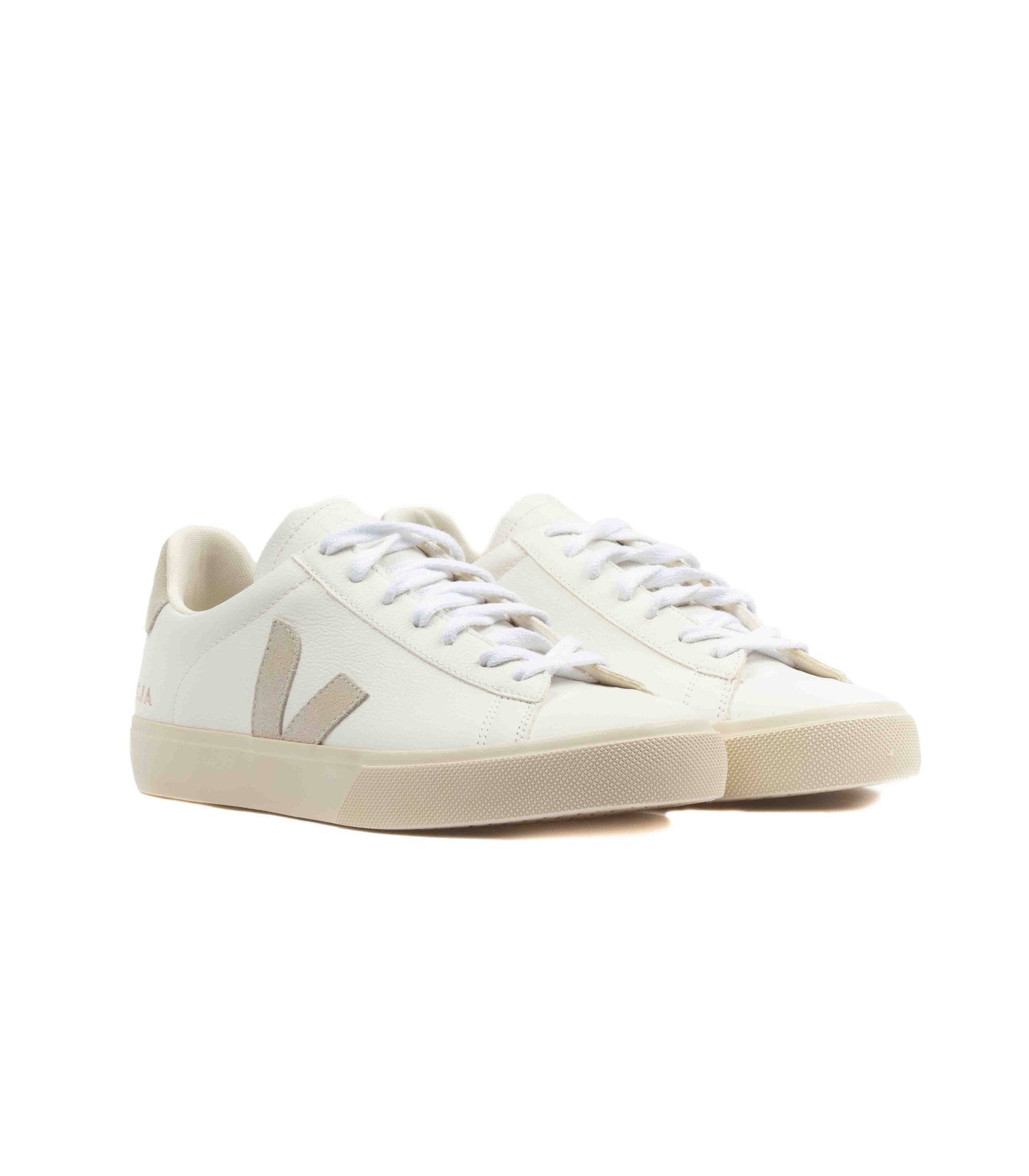 Veja Campo Chromefree Leather Extra White Natural Donna