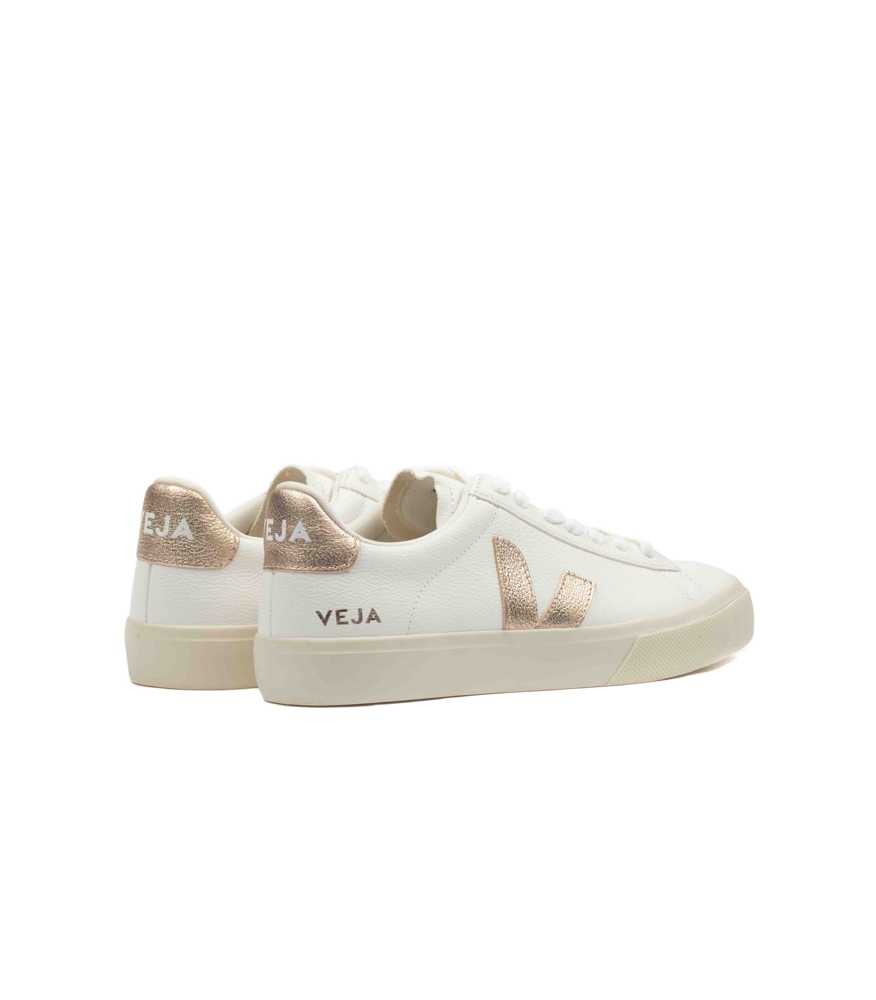 Veja Chromefree Leather Extra White Platine Donna