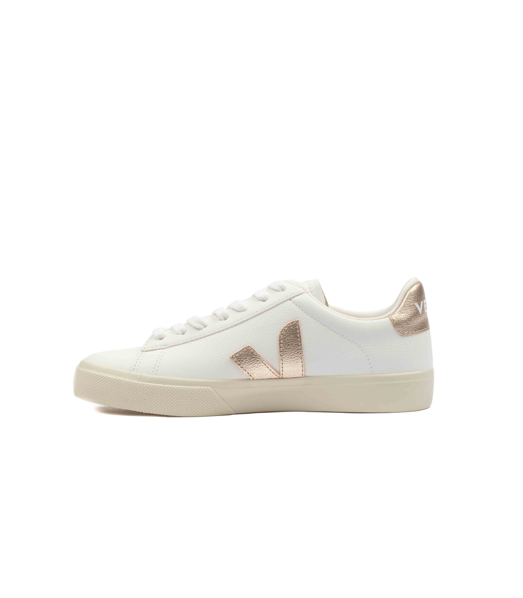 Veja Chromefree Leather Extra White Platine Donna