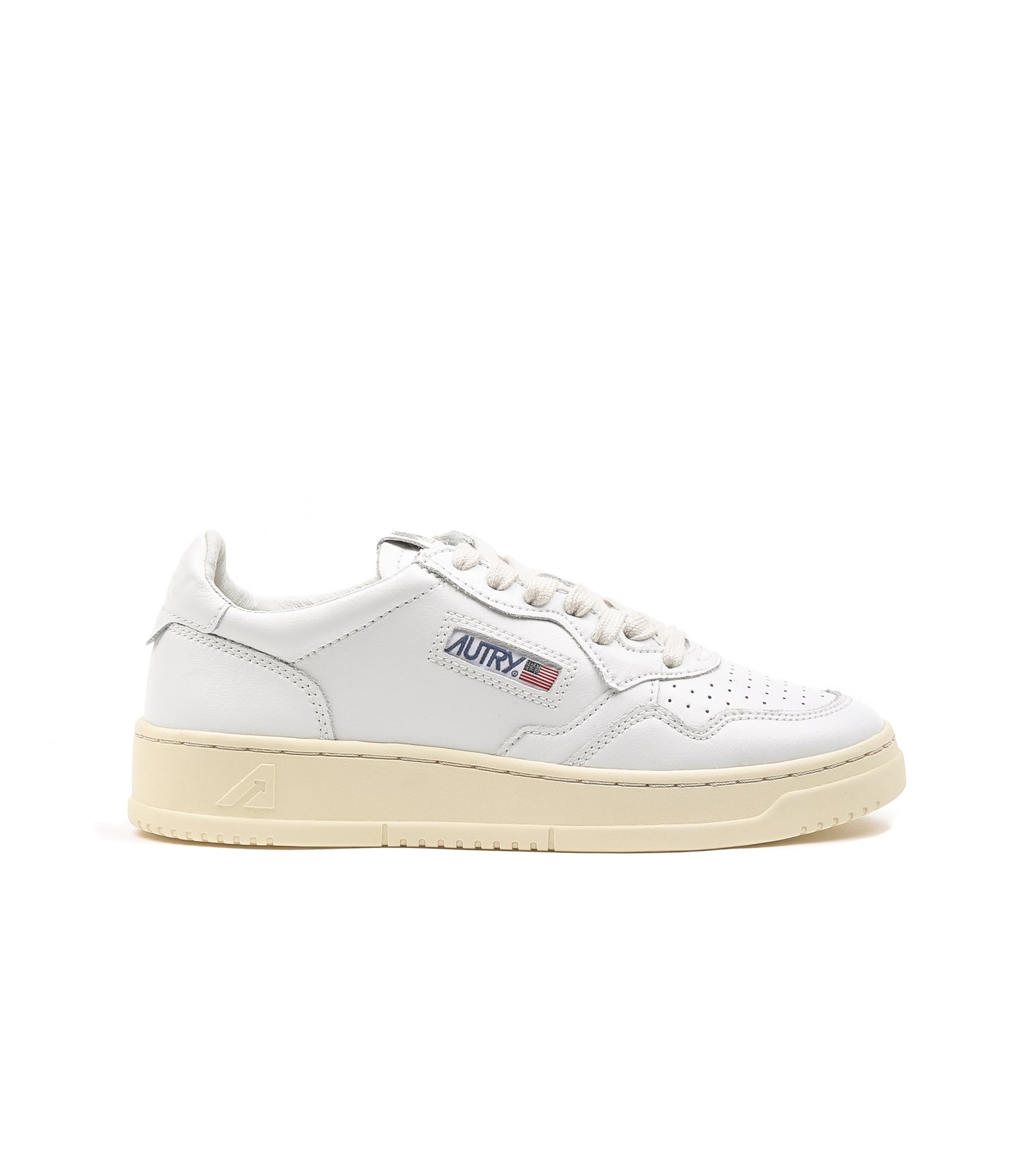 Autry Medalist Low Leat White Donna