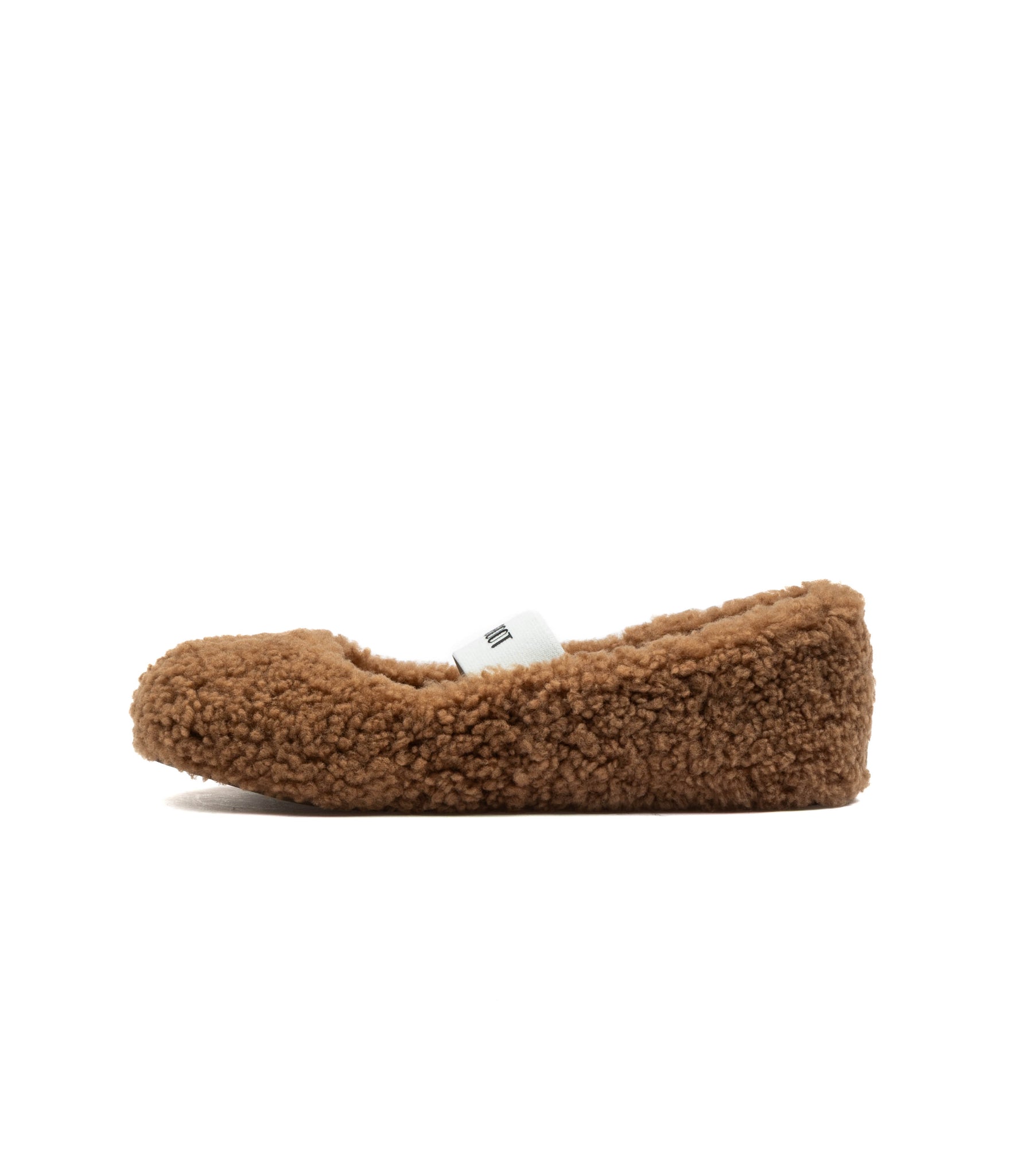 Moon Boot Mb Shearling Ballerina Cognac