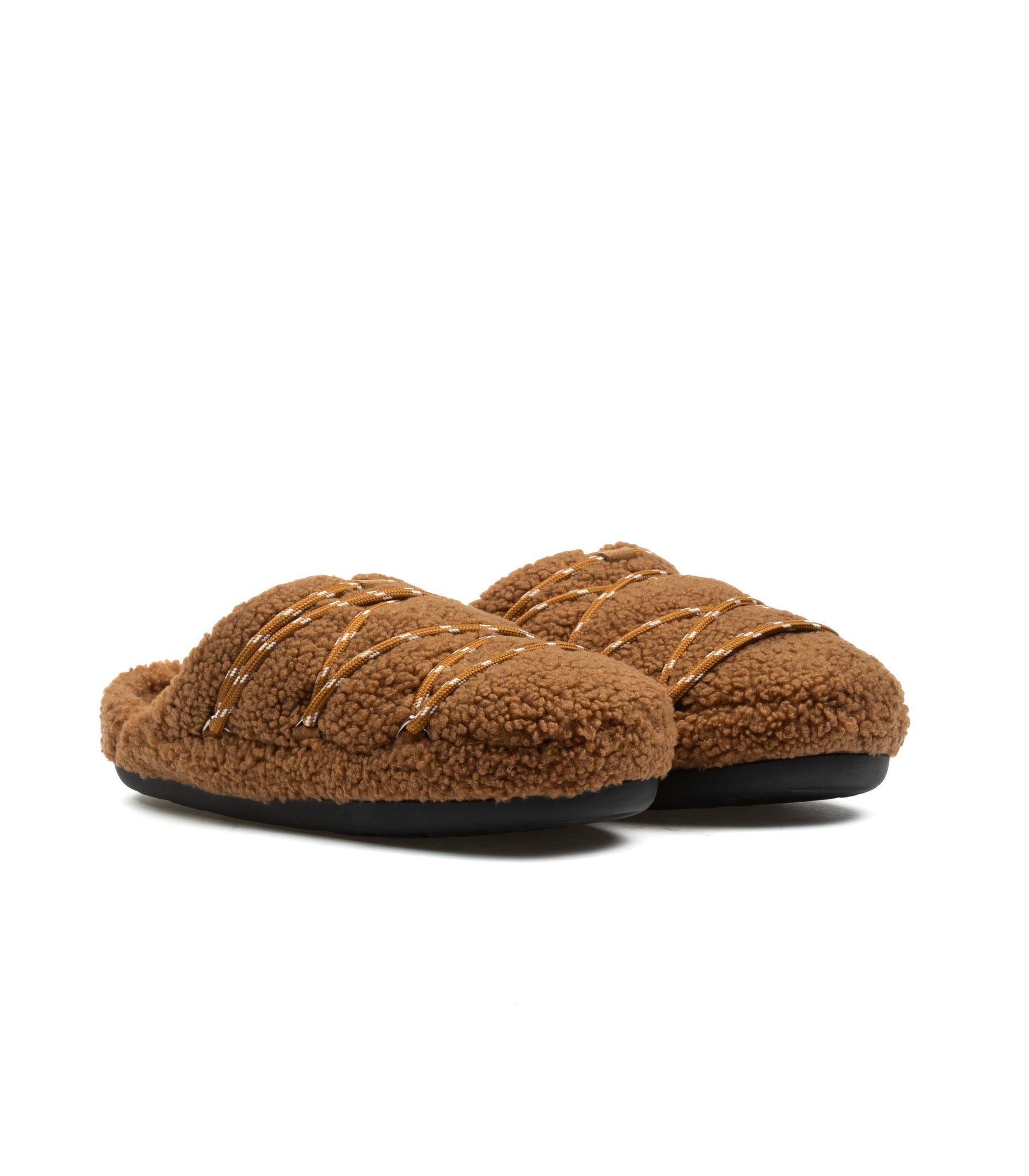 Moon Boot Mb Teddy Slipper Marrone