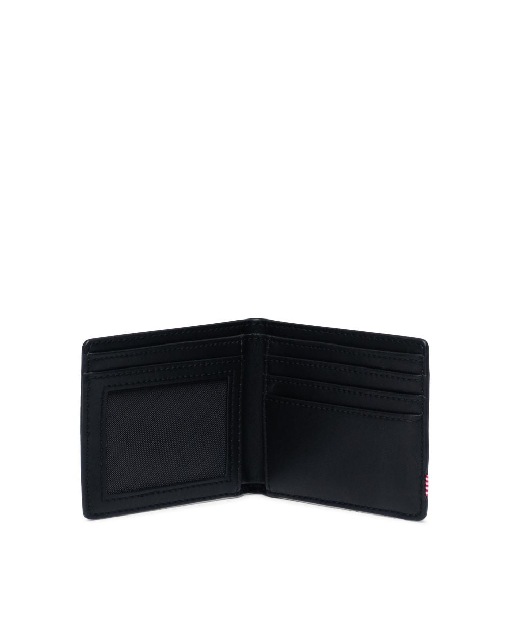 Herschel Hank Wallet In Black Genuine Leather