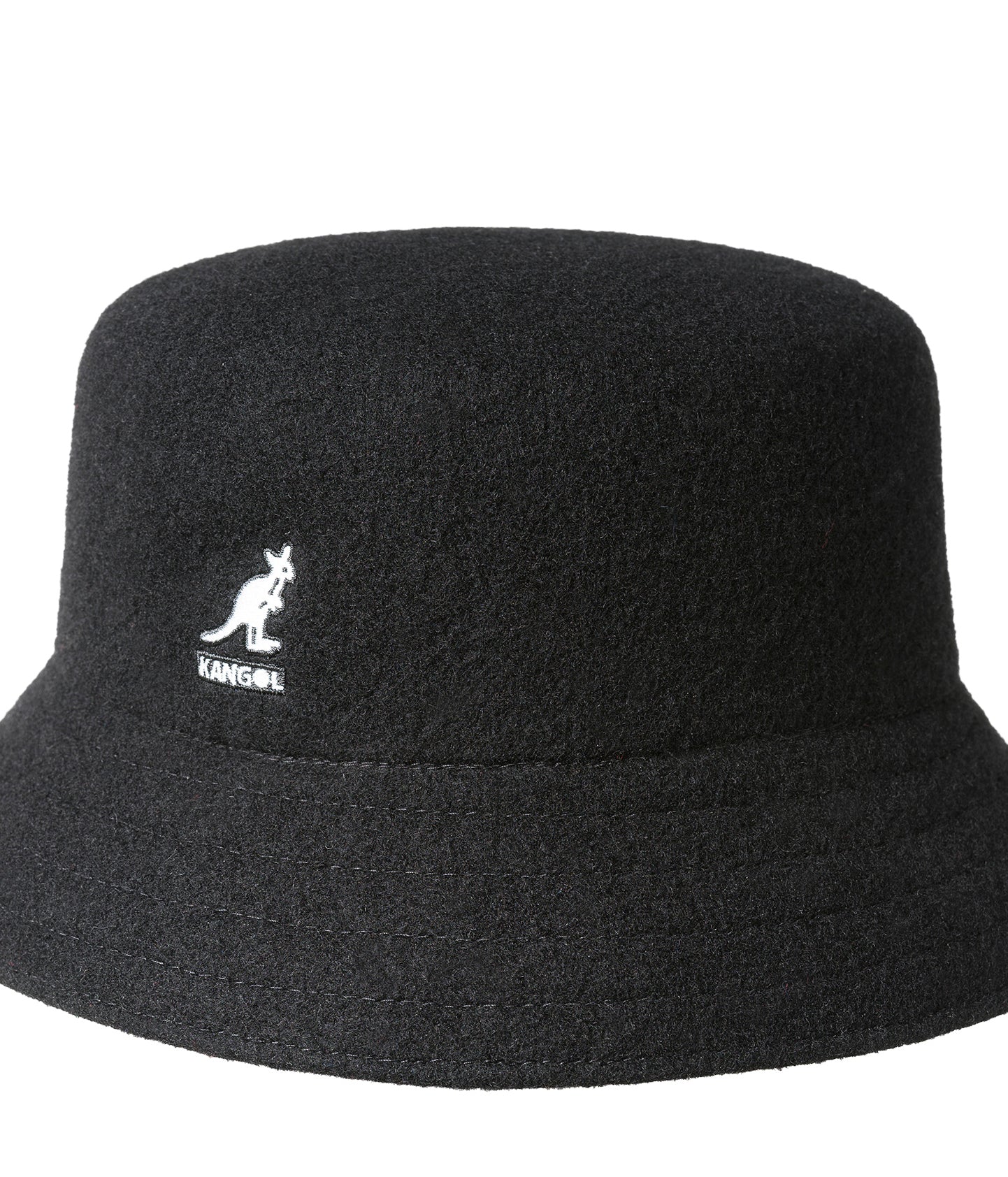 Kangol Bucket Lahinch Hat In Black Wool