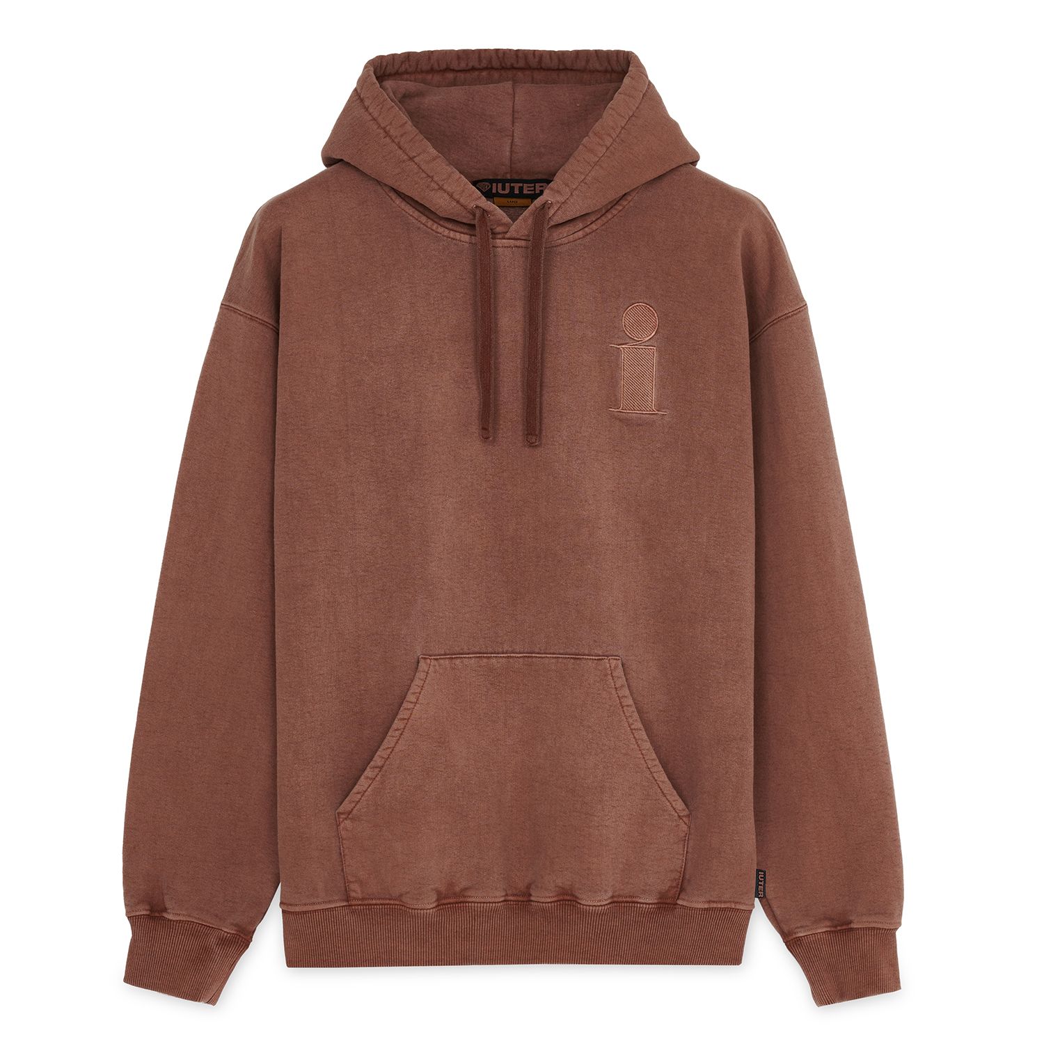 Hooded Sweatshirt Iuter Monogram Brown Man