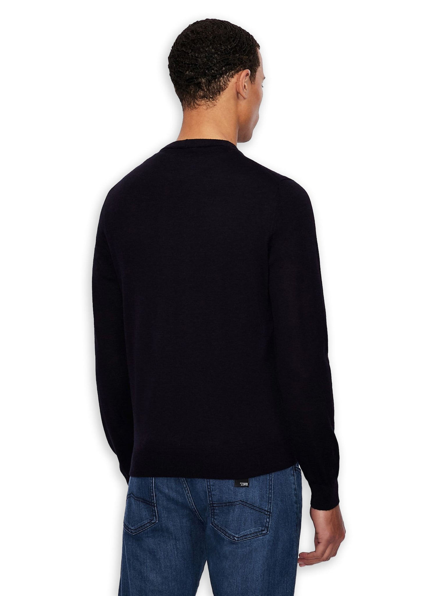 Armani Man Knitted Blue Men's Pullover