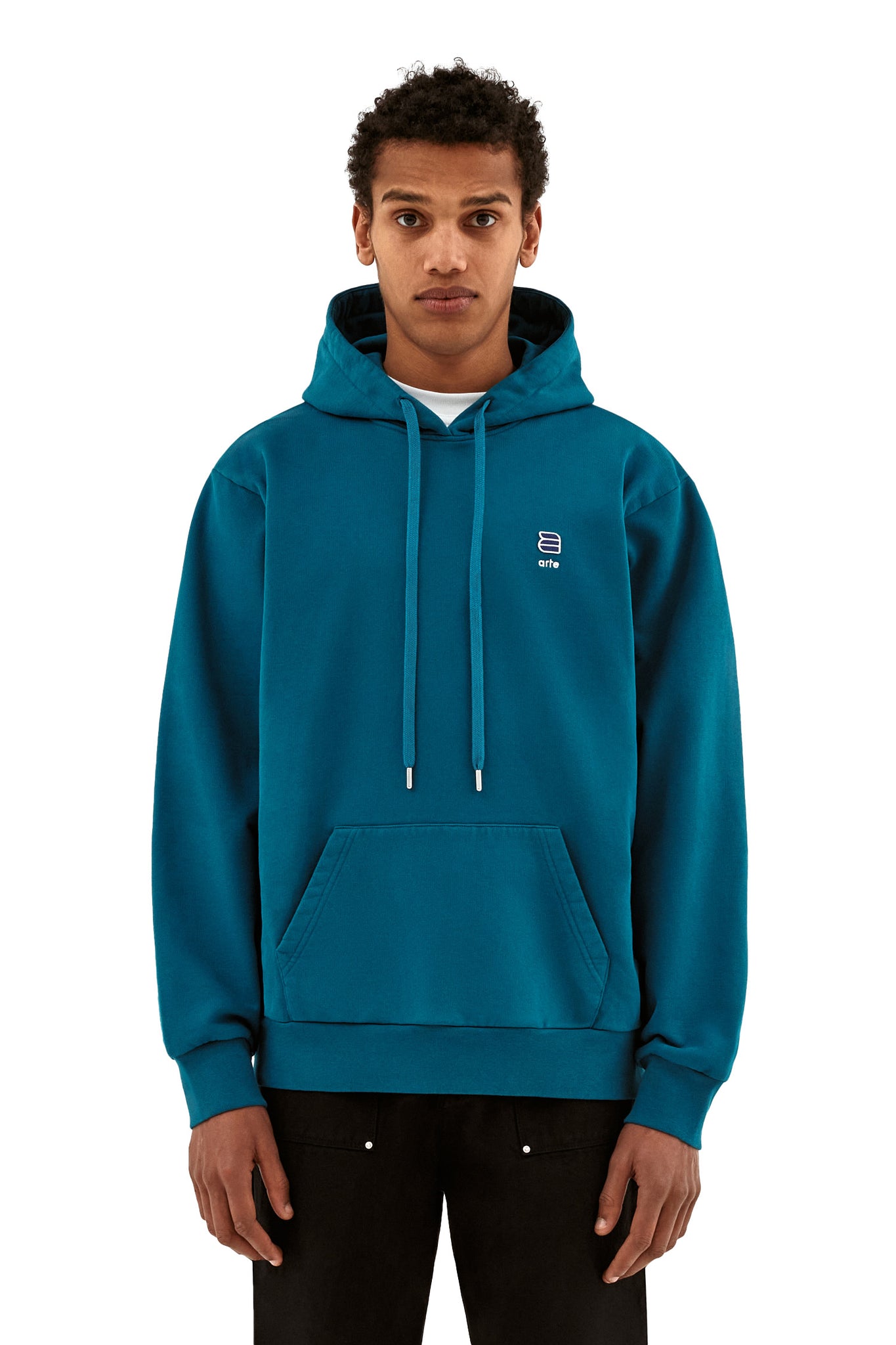 Art Antwerp Harmon A Blue Logo Hoodie