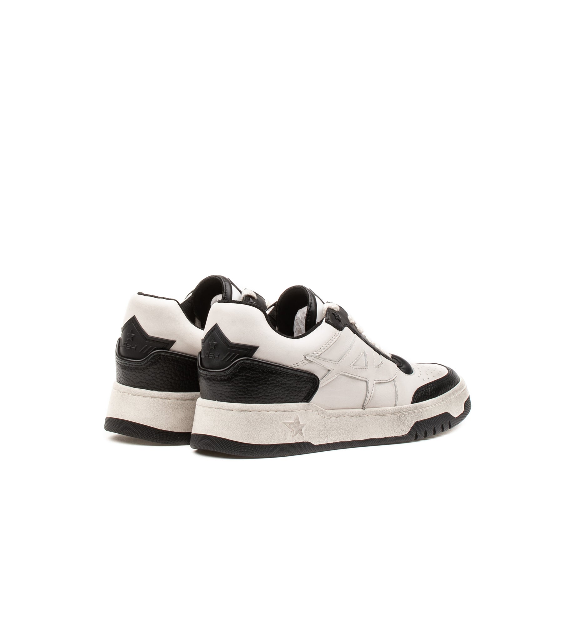 Ash Blake Tumb Leather Gardenia White Black Women