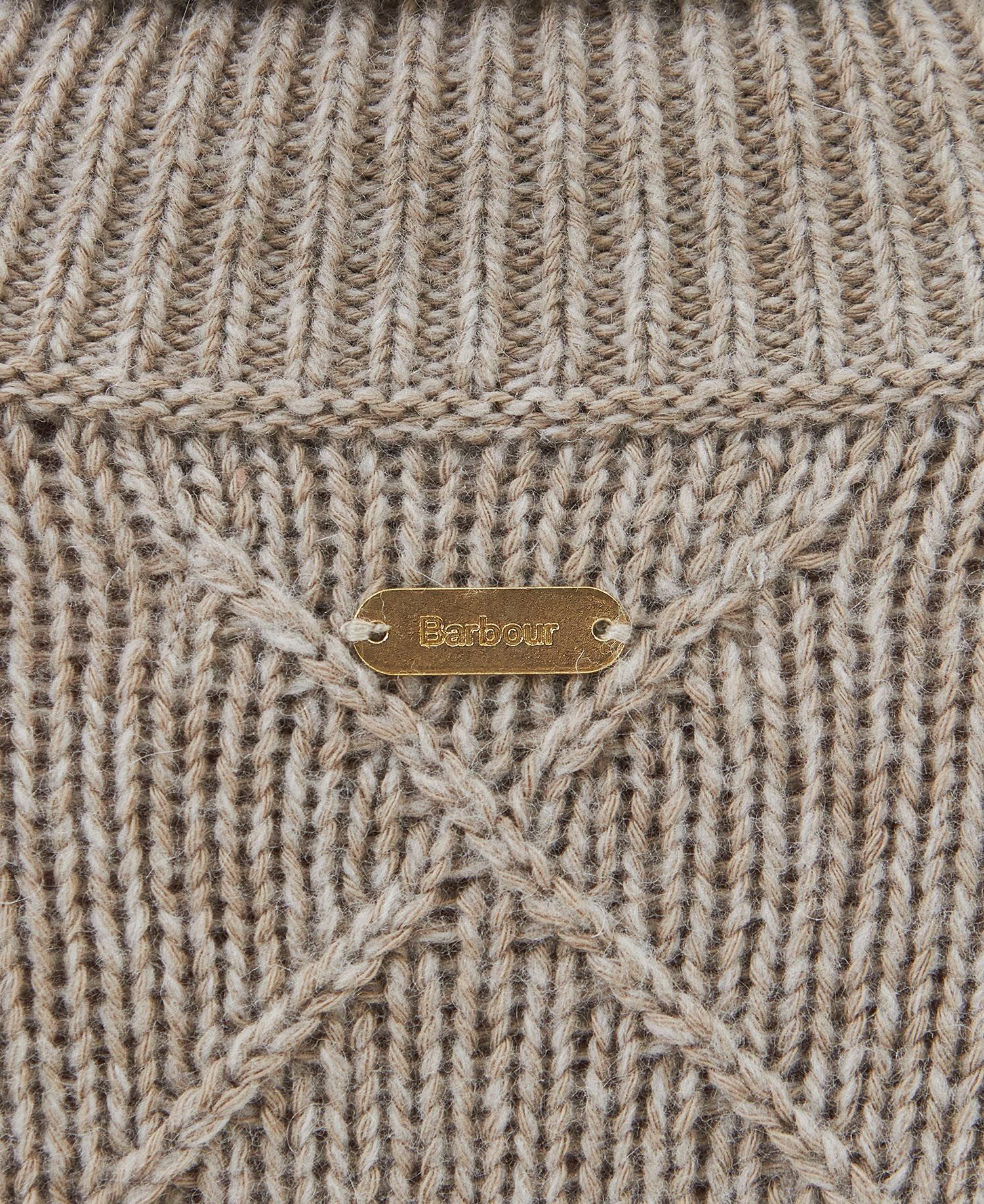 Barbour Laverne Knit Beige Women's Sweater