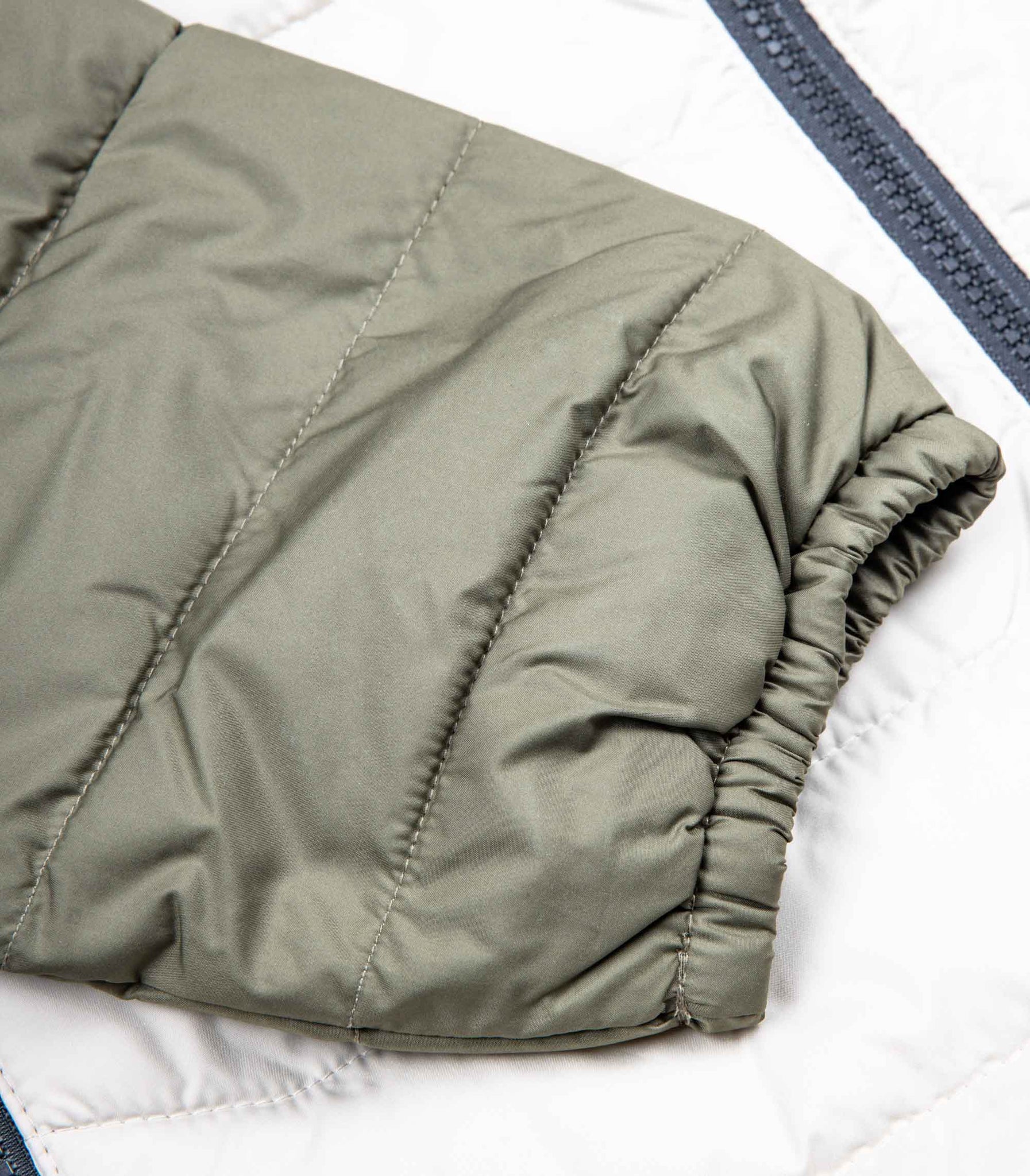 Powder Lite Hooded Jacket White Green