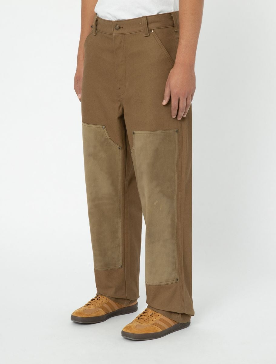 Dickies Lucas Waxed Double Knee Acorn Brown Men's Pants