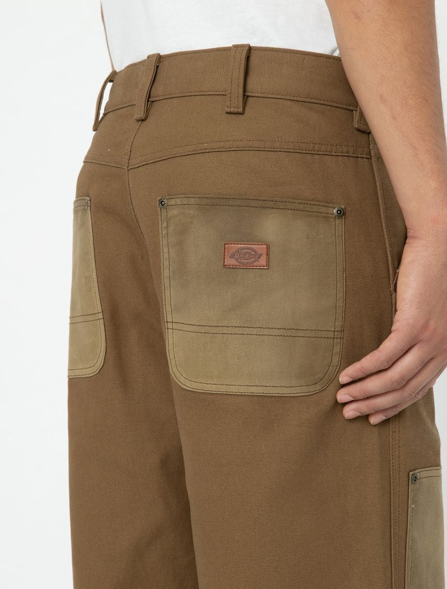 Dickies Lucas Waxed Double Knee Acorn Brown Men's Pants