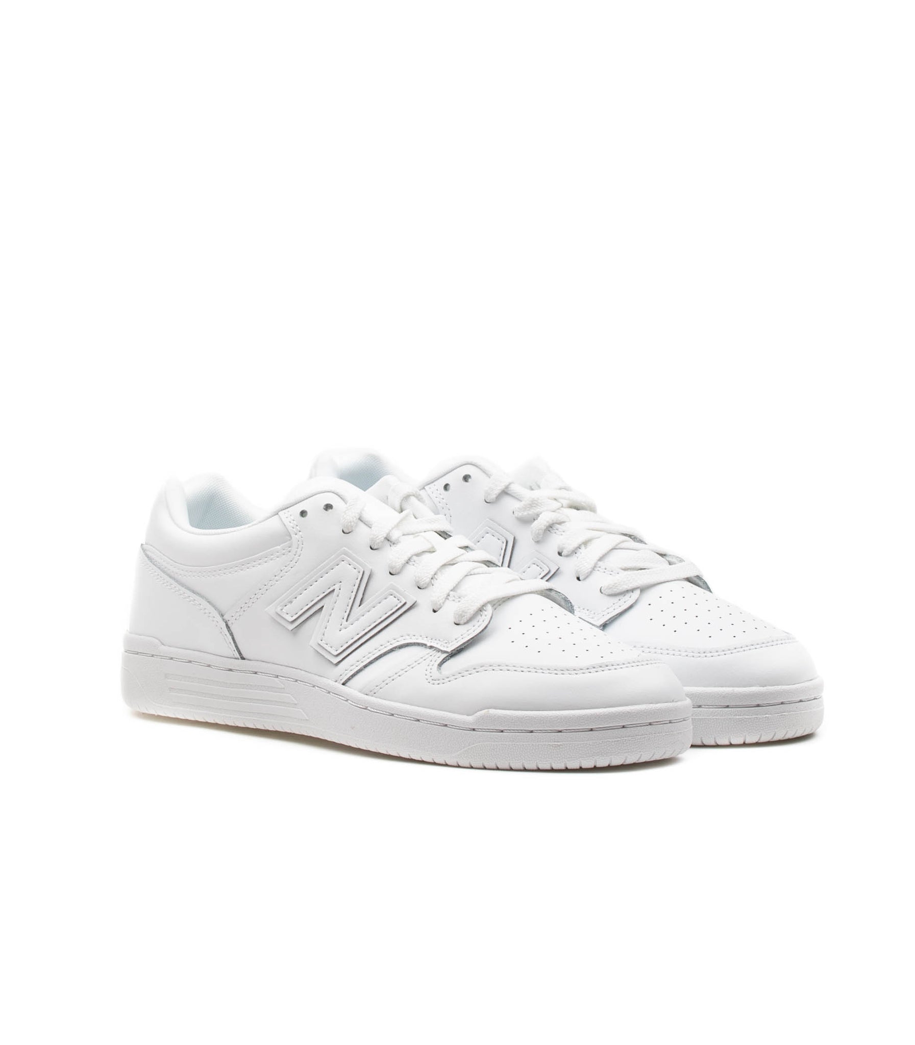 New Balance 480 Triple White Unisex Bb480l3w