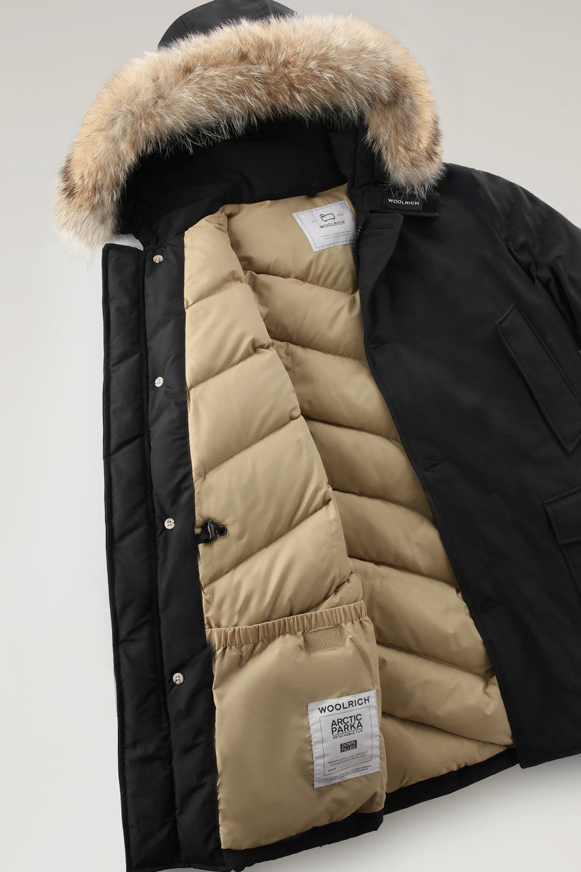 Woolrich Arctic Parka Detachable Fur Black Men