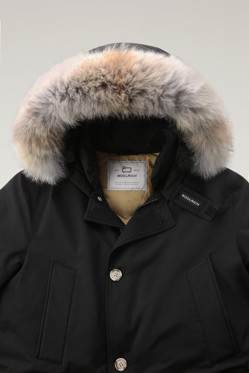 Woolrich Arctic Detachable Fur Anorak Black Men