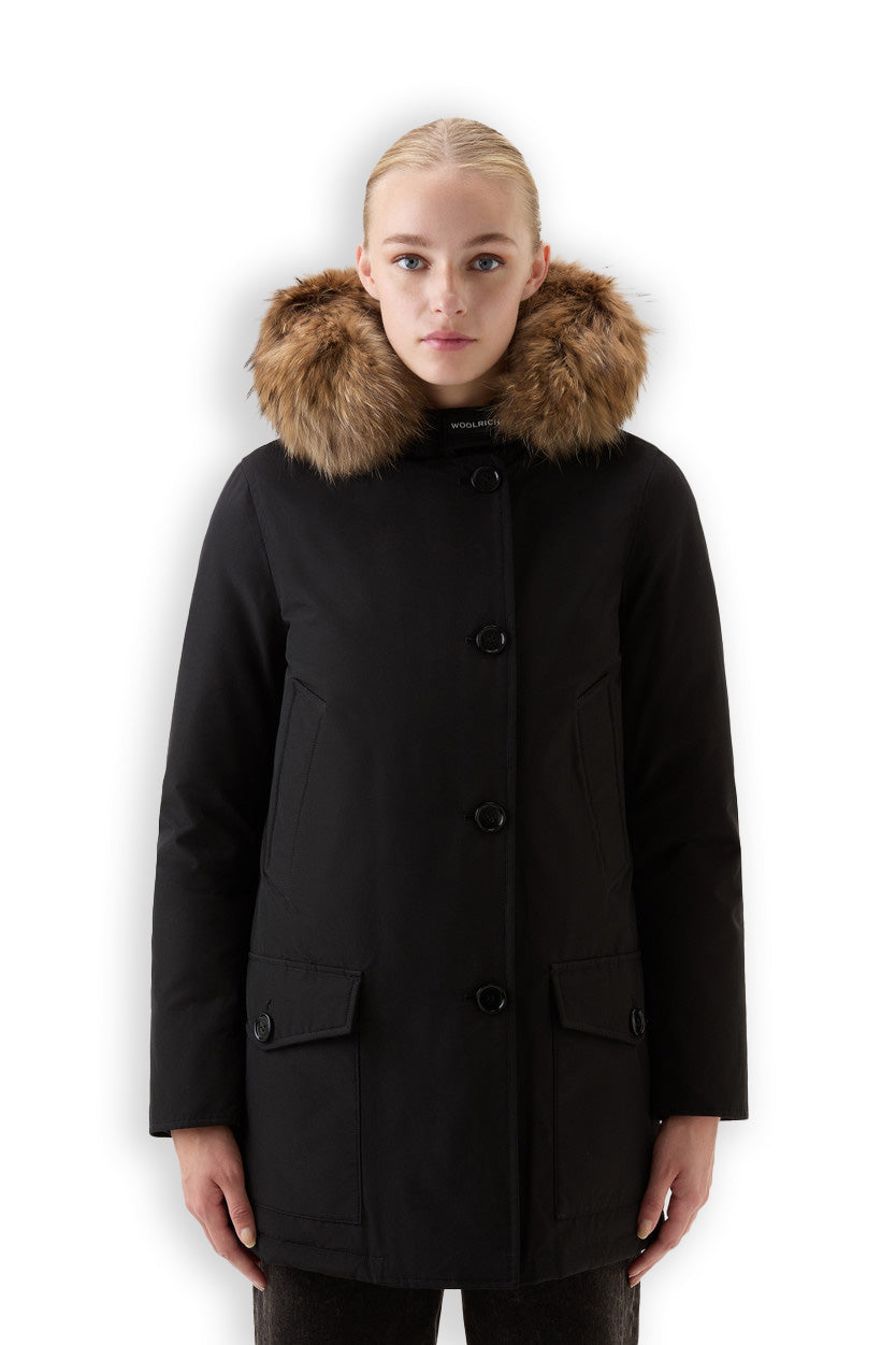 Woolrich Arctic Detachable Fur Parka Black Women