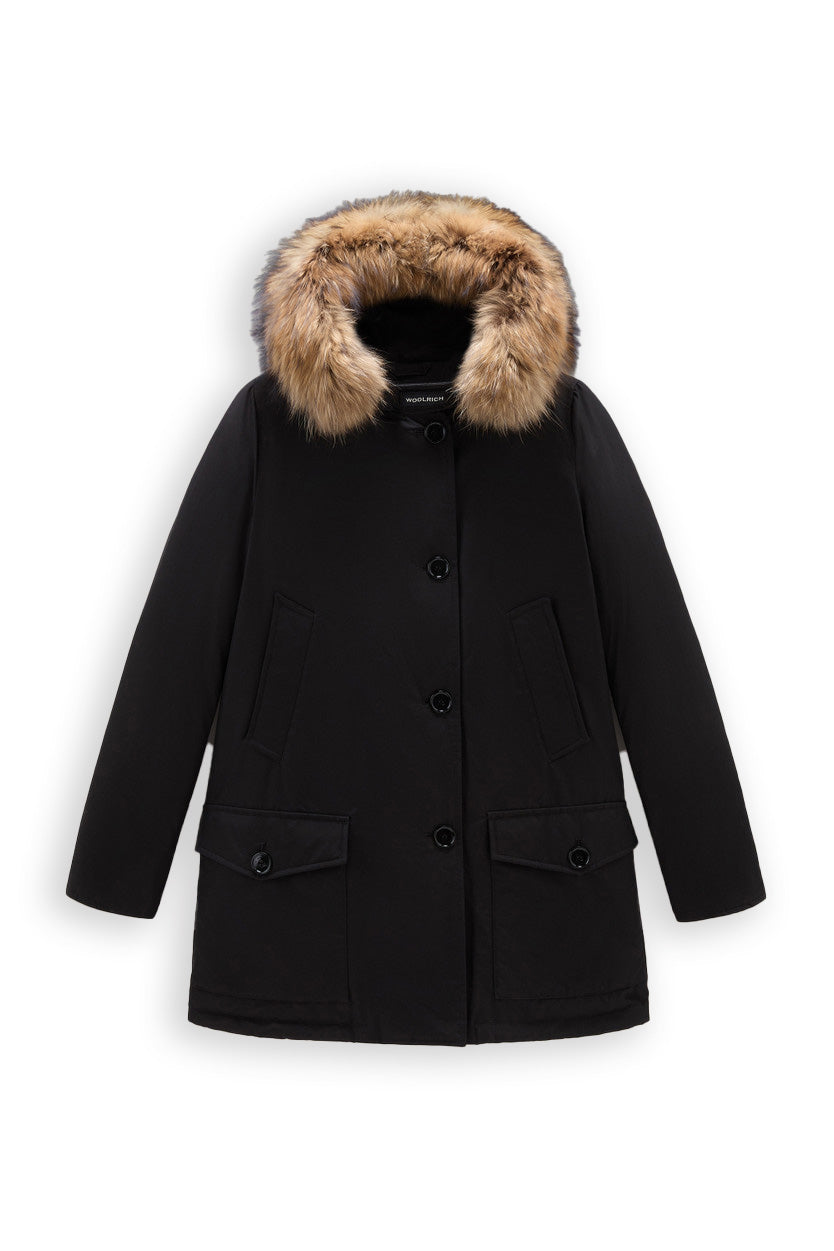 Woolrich Arctic Detachable Fur Parka Nero Donna