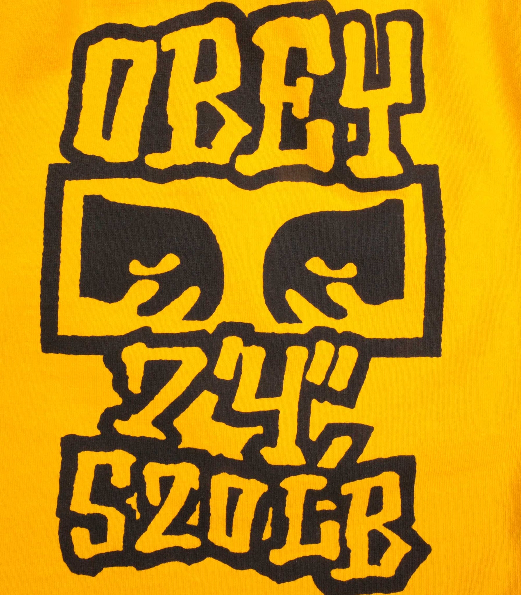 Obey Seven Four Heavyweight Yellow White