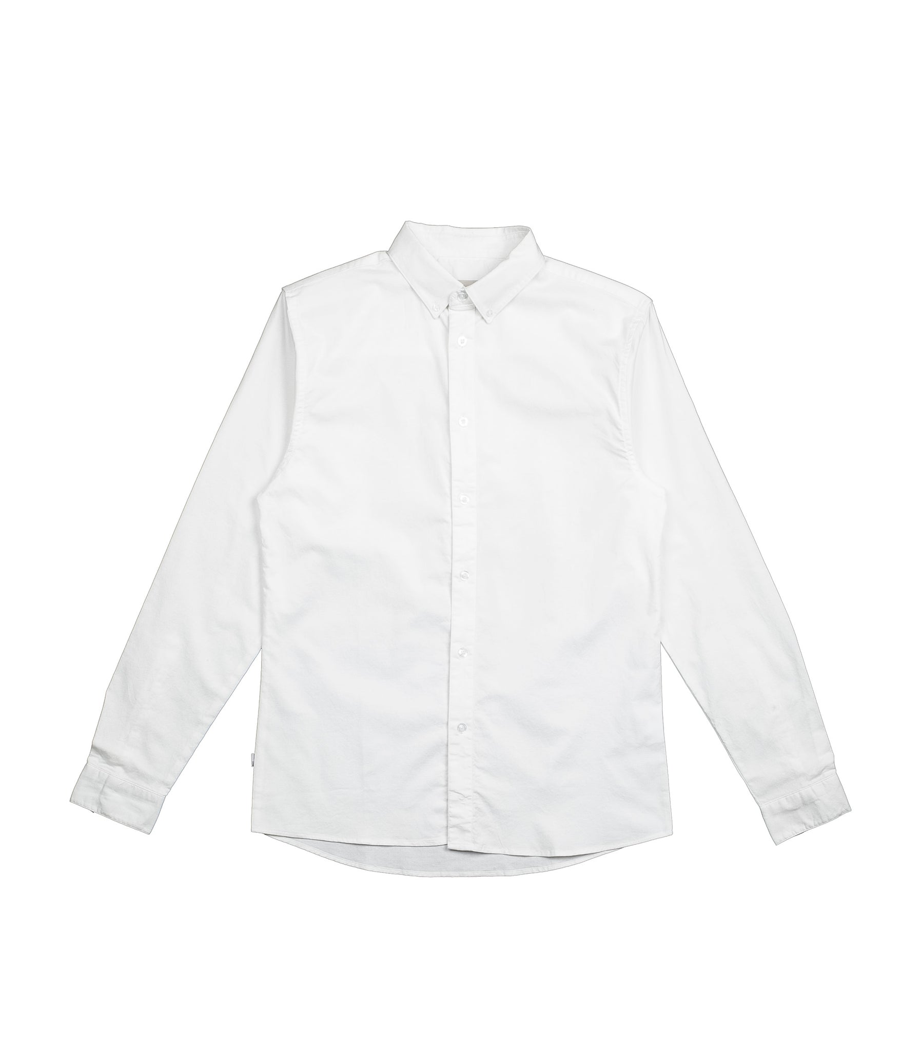 Revolution Oluf Button Down White Oxford Shirt