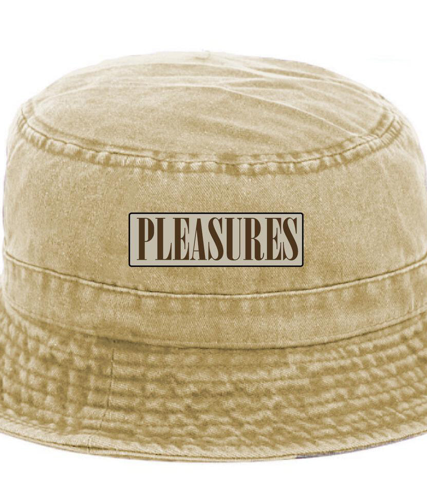 Pleasures Bucket Hat With Sand Logo