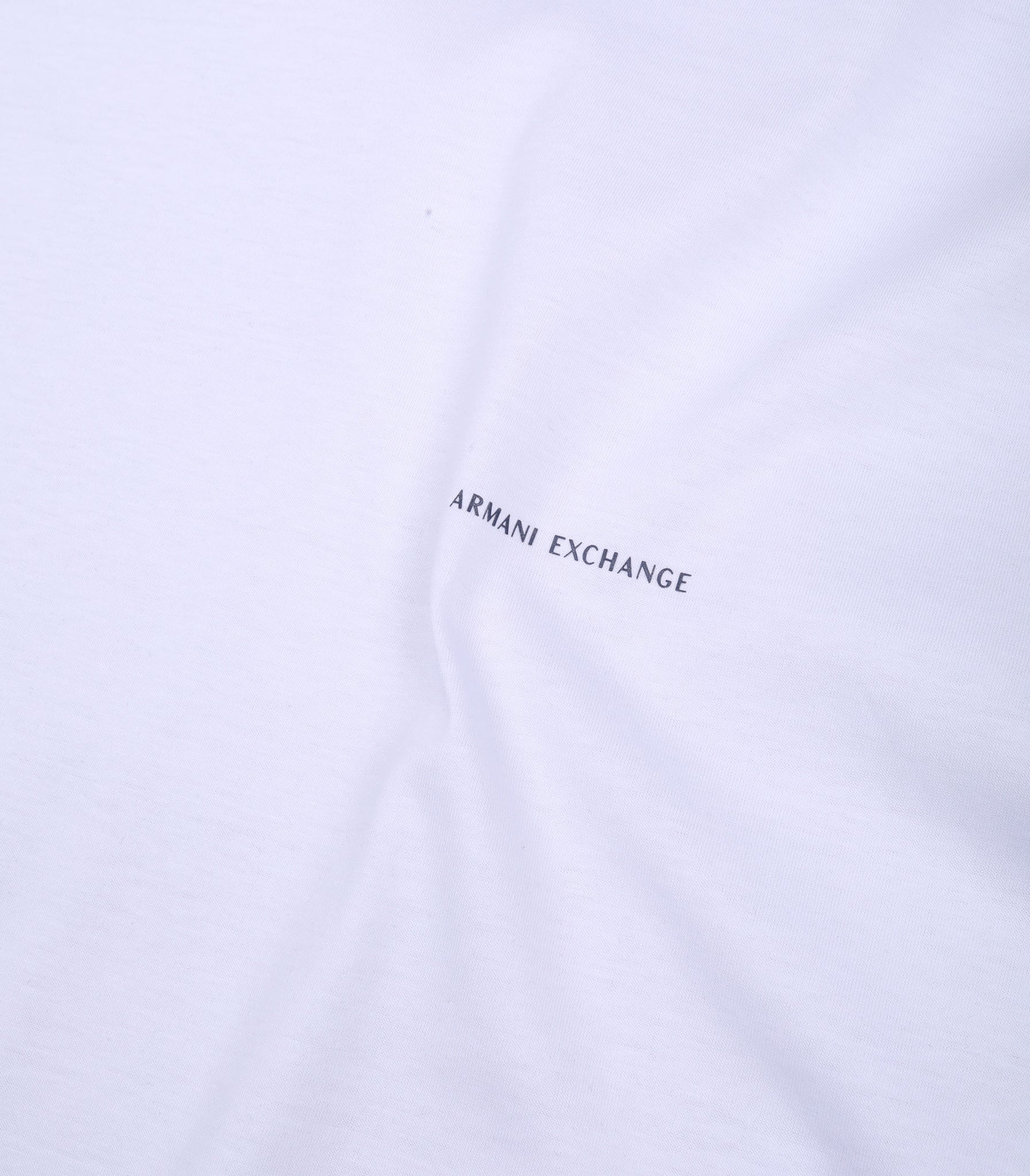 Armani X T-Shirt Mini Logo Oversize Cotton White Man