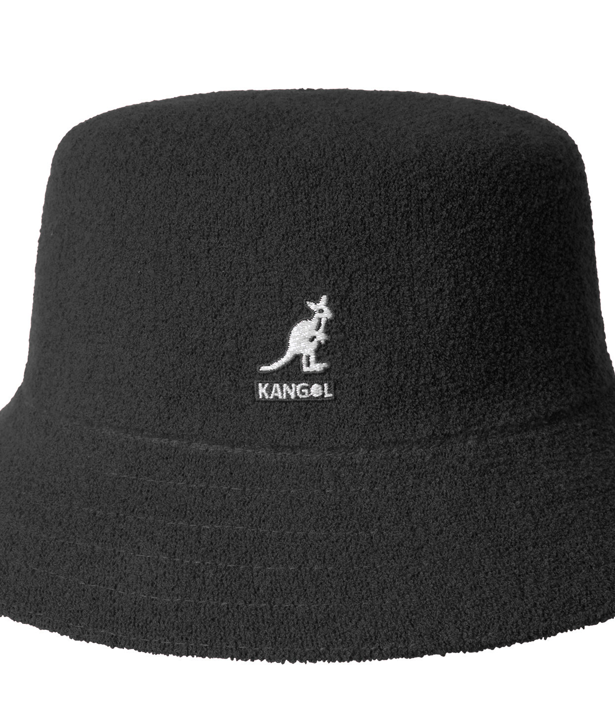 Kangol Bermuda Bucket Hat In Black Sponge