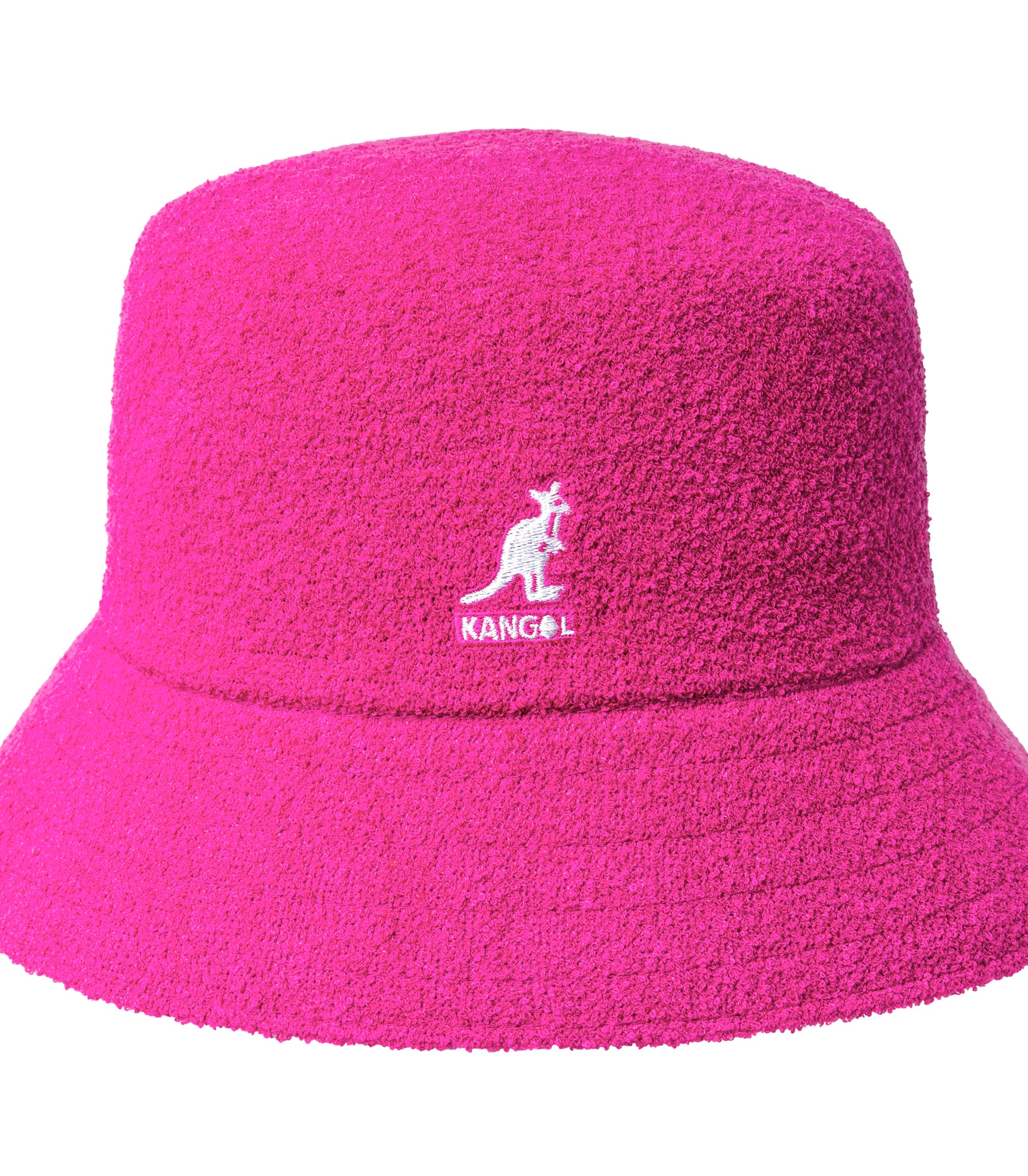 Kangol Bermuda Bucket Hat In Fuchsia Sponge