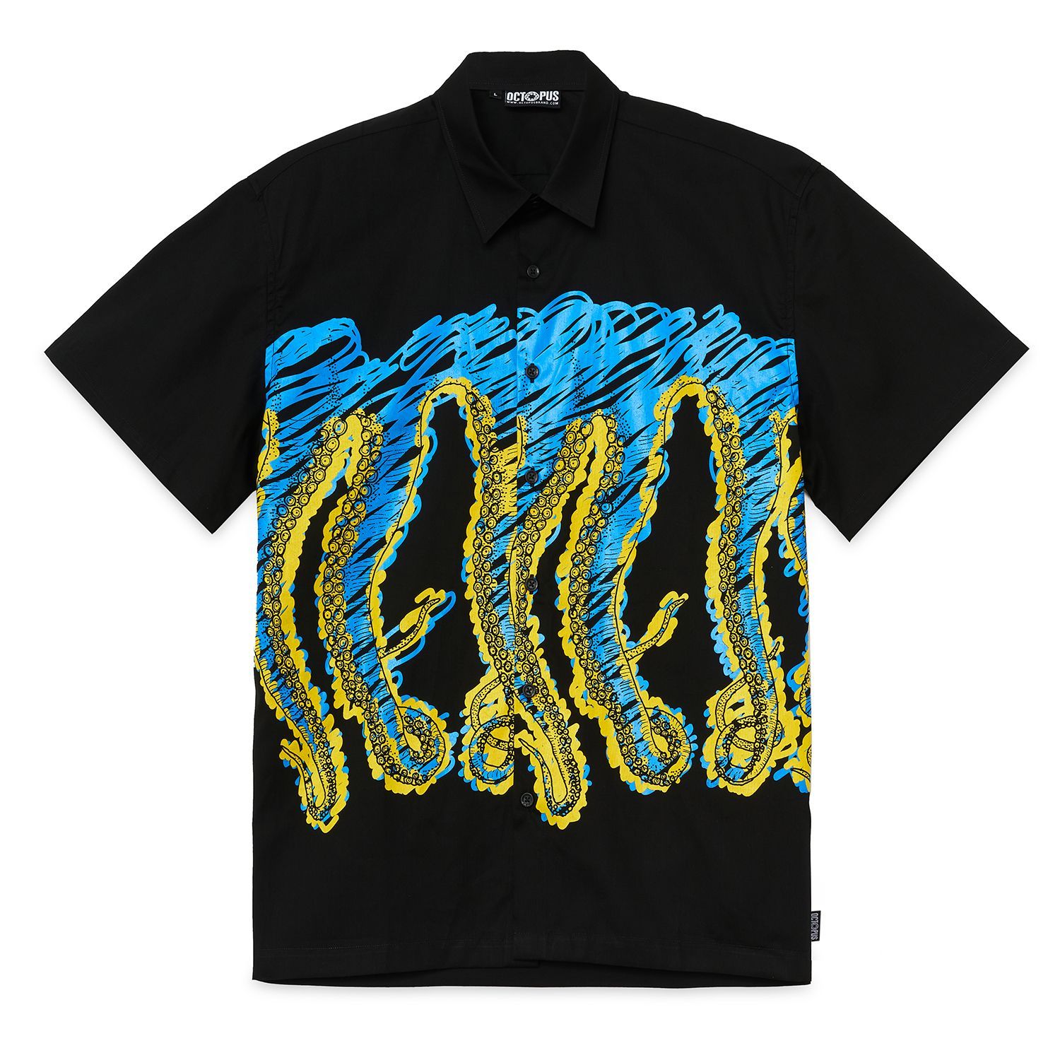Octopus Draft Shirt Tentacles Black