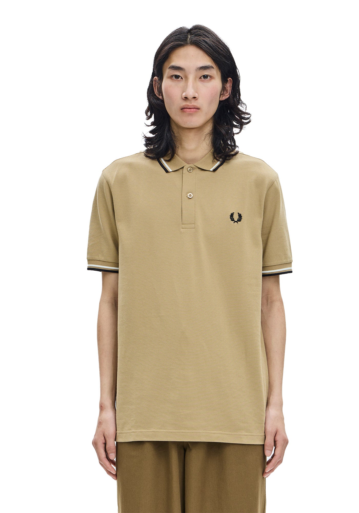 Fred Perry Twin Tipped Men's Sand Polo