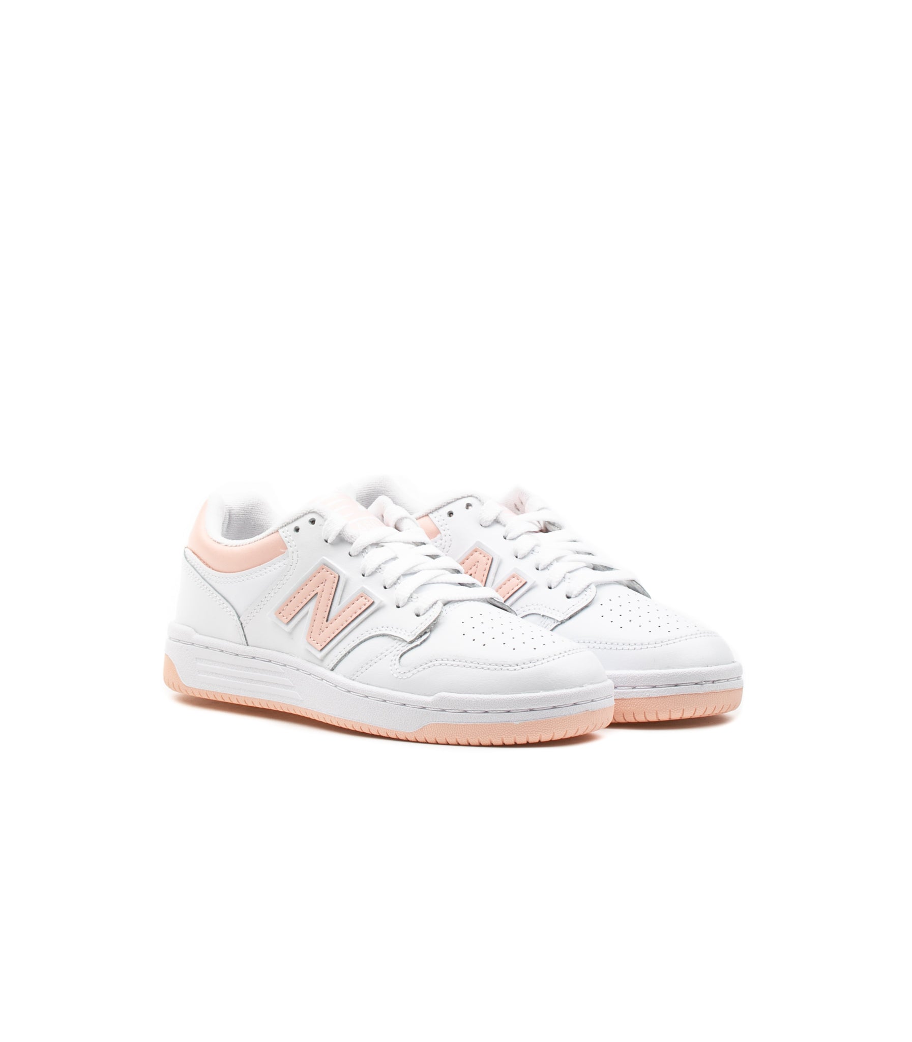 New Balance 480 White Pink Womens