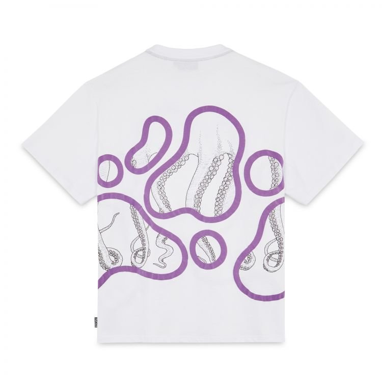 Octopus Stained White Man T-Shirt