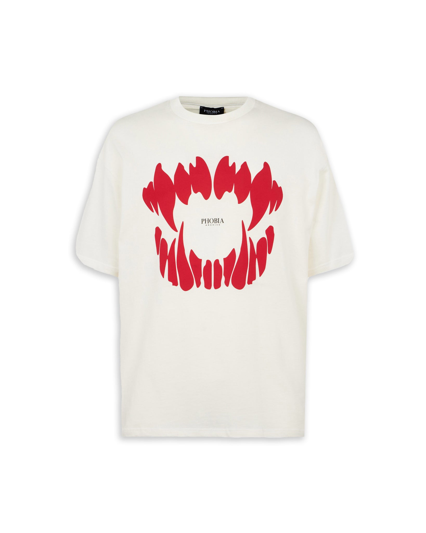 Phobia Mouth White Man T-Shirt