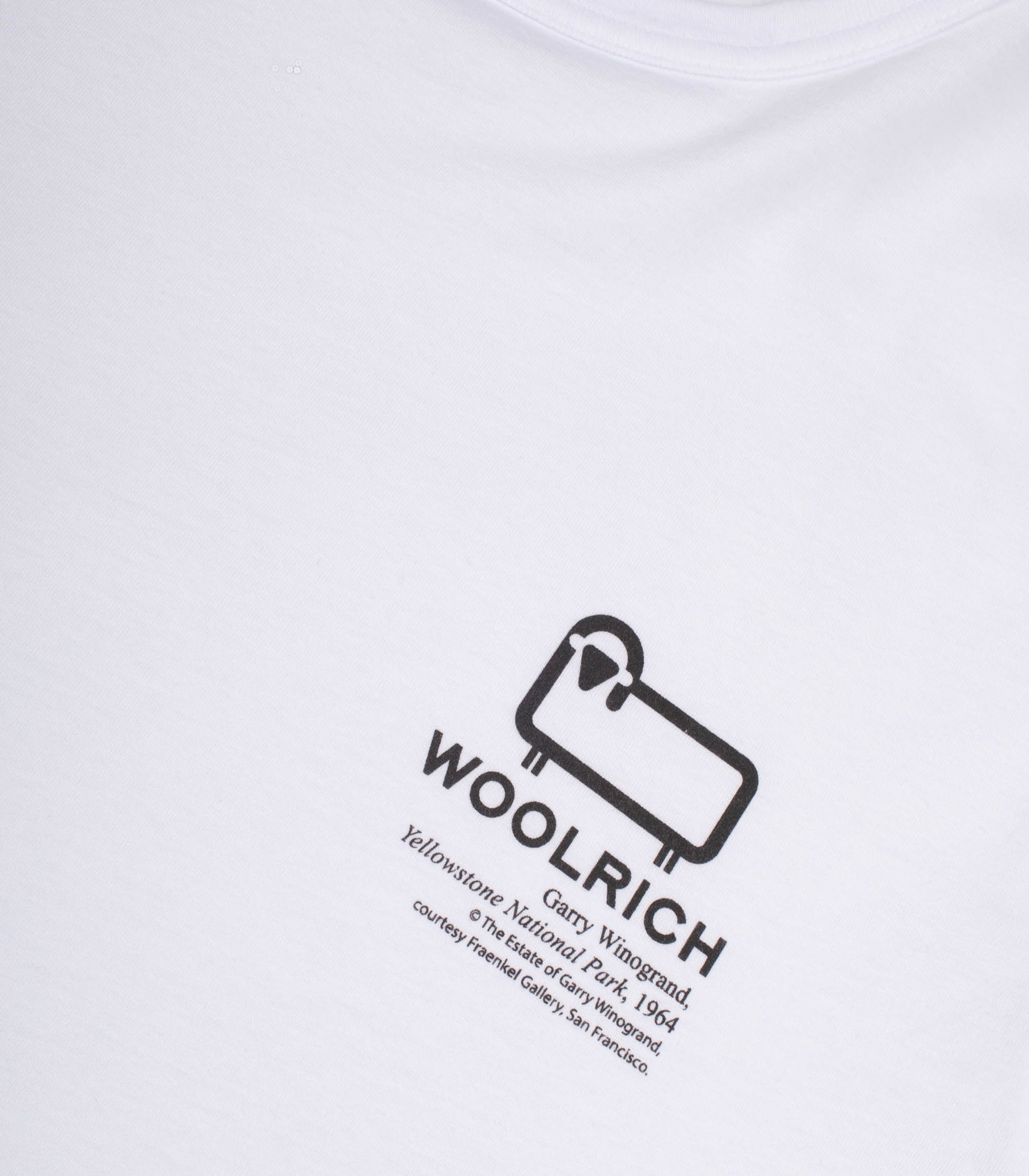 Woolrich Photographic Tee White Man T-Shirt