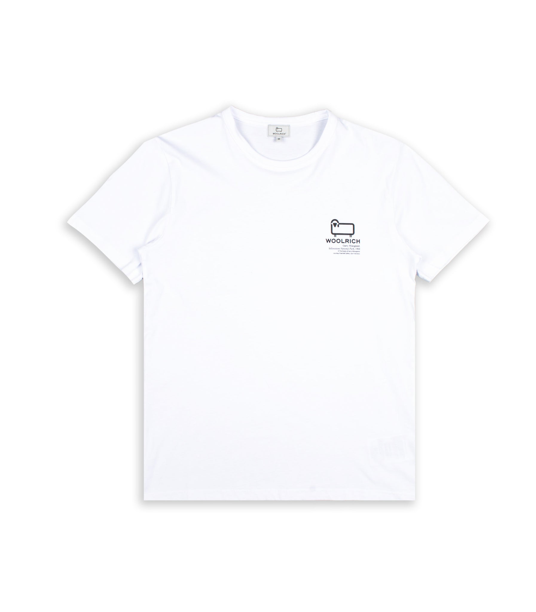 Woolrich Photographic Tee White Man T-Shirt