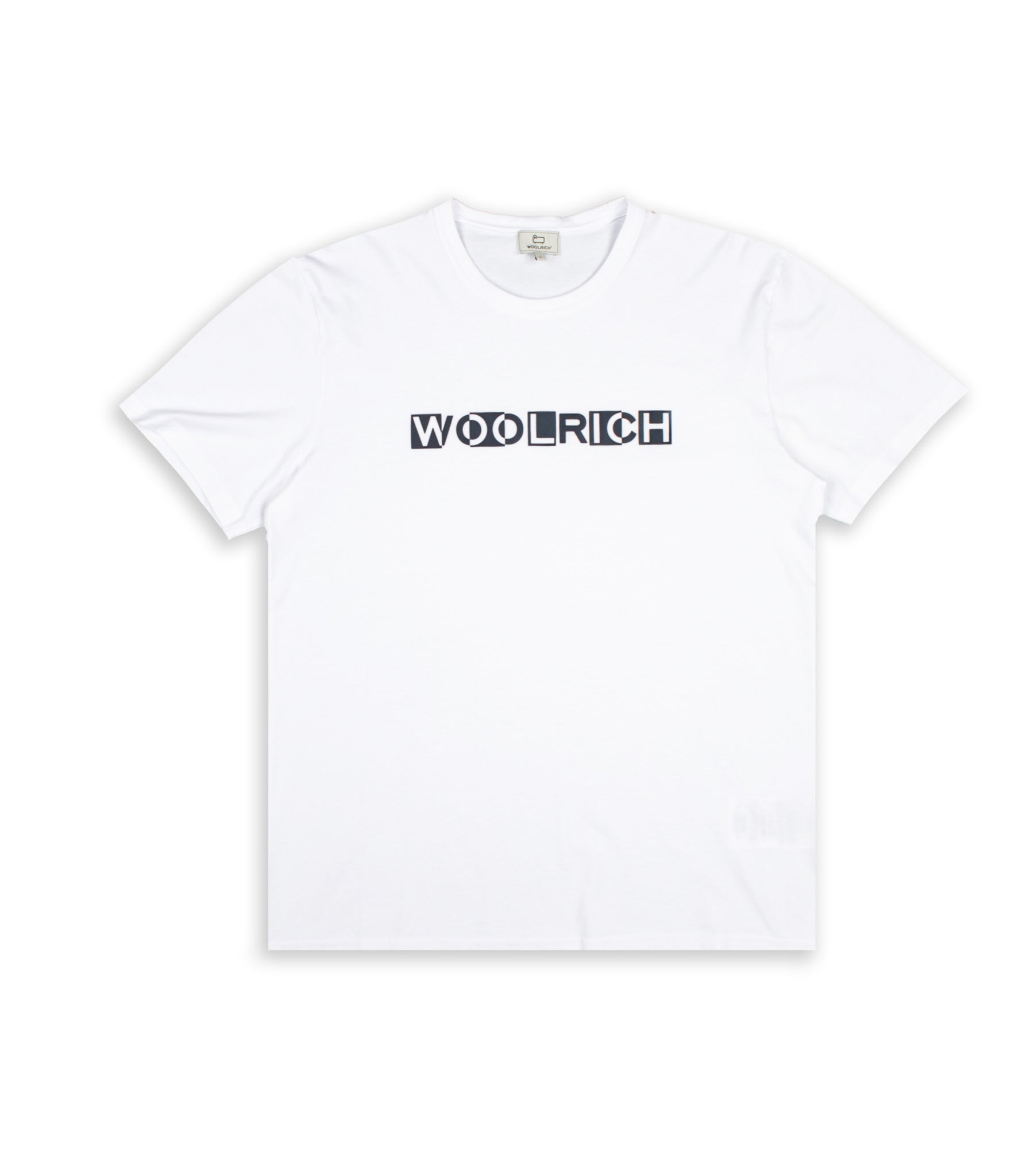 T-Shirt Woolrich Intarsia Tee White Man