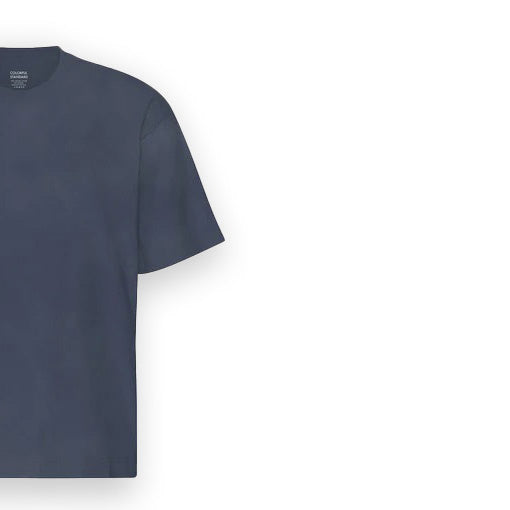 Oversized Colorful Standard T-Shirt Organic Cotton Blue Unisex