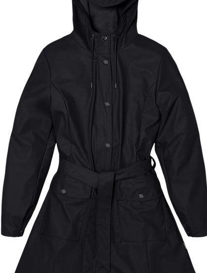 Rains Curve Jacket Waterproof Black