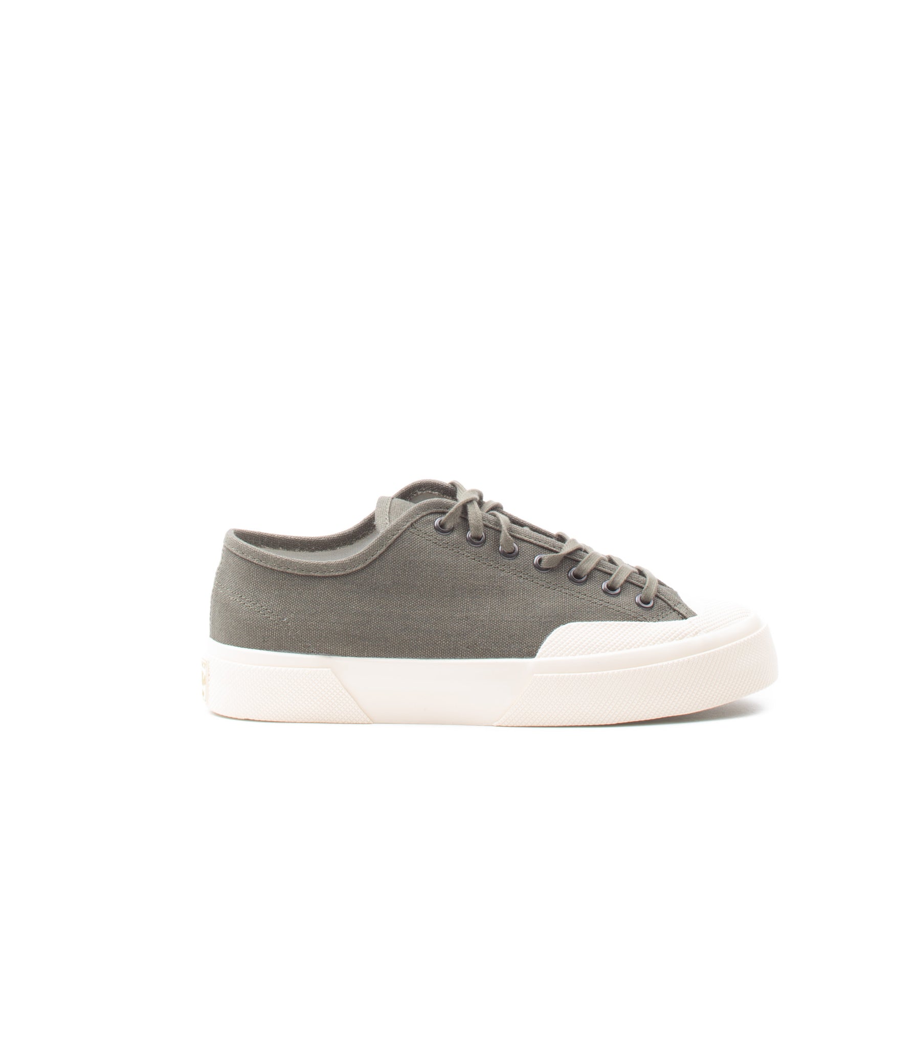 Superga 2432 Works Low Cut Deadstock French Cotton Verde Militare