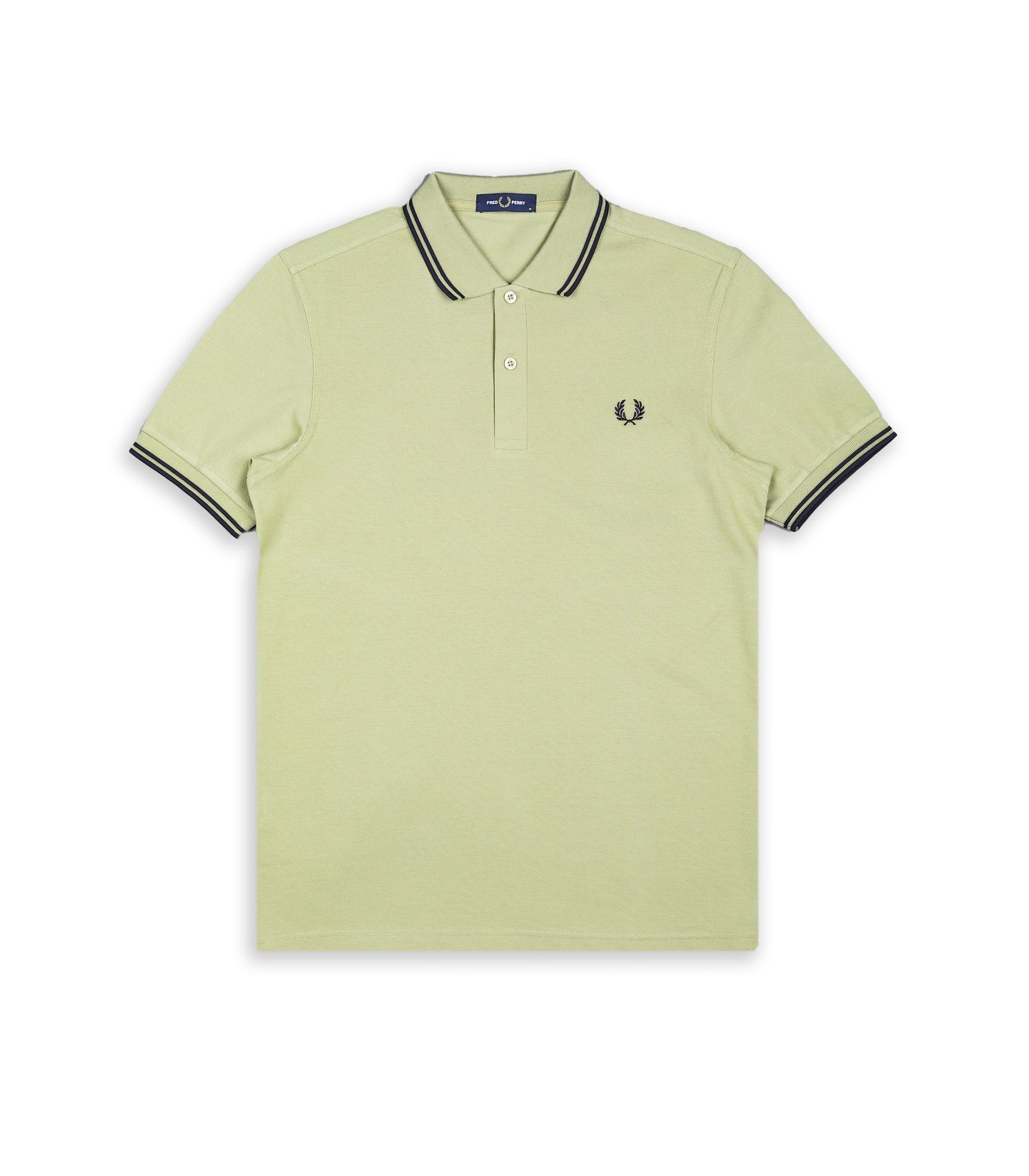 Fred Perry Twin Tipped Military Green Men's Polo