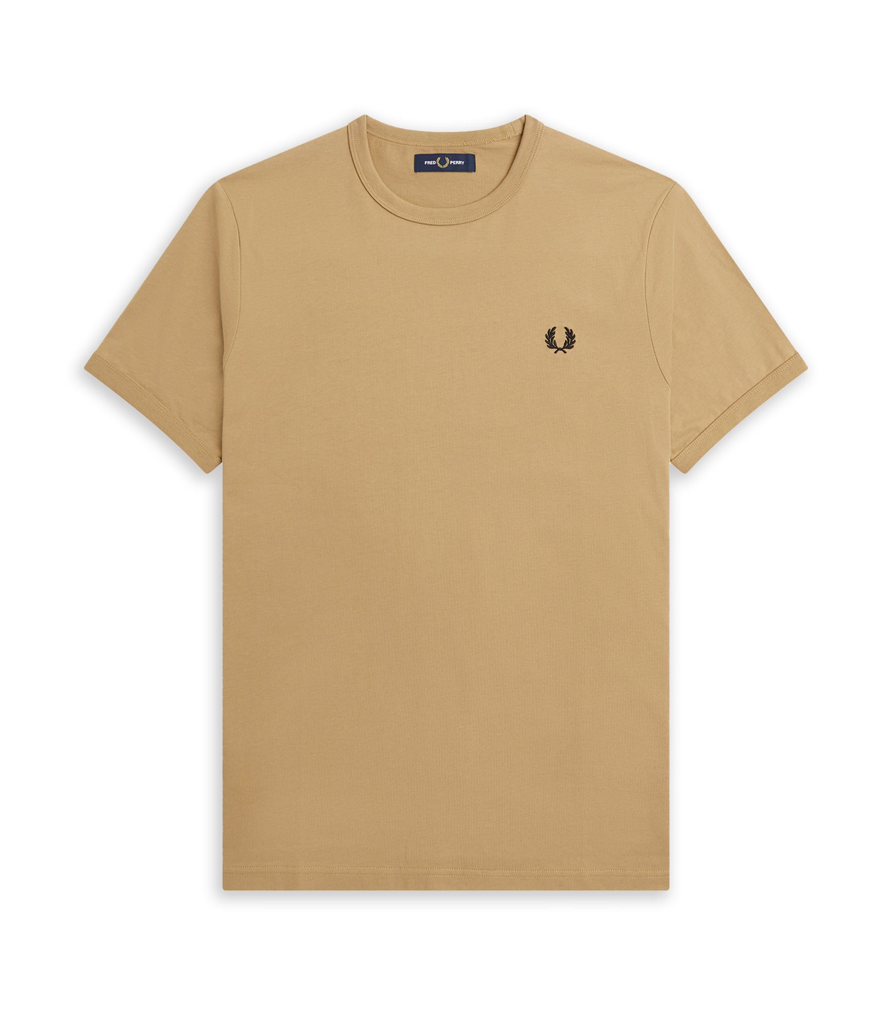 Fred Perry Ringer Tee Sand Man T-Shirt